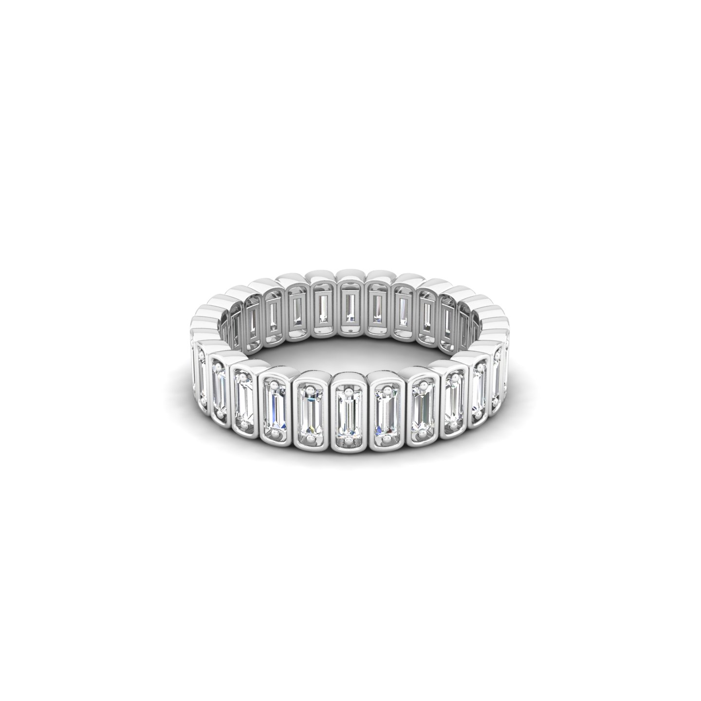 Baguette Diamond Full Eternity Band