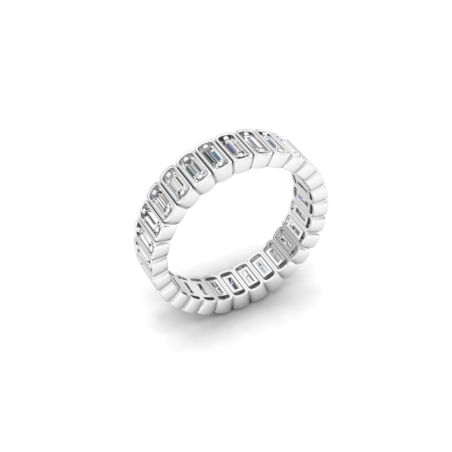 Baguette Diamond Full Eternity Band