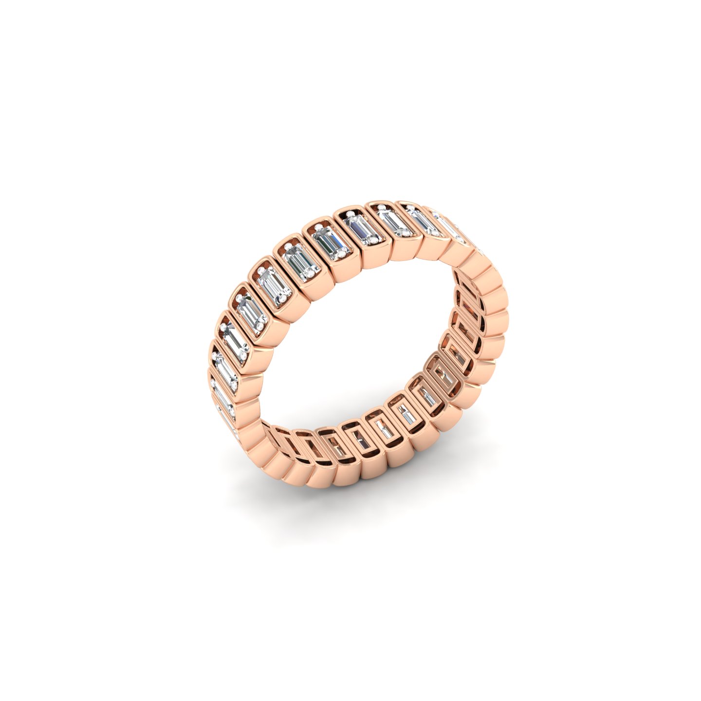 Baguette Diamond Full Eternity Band