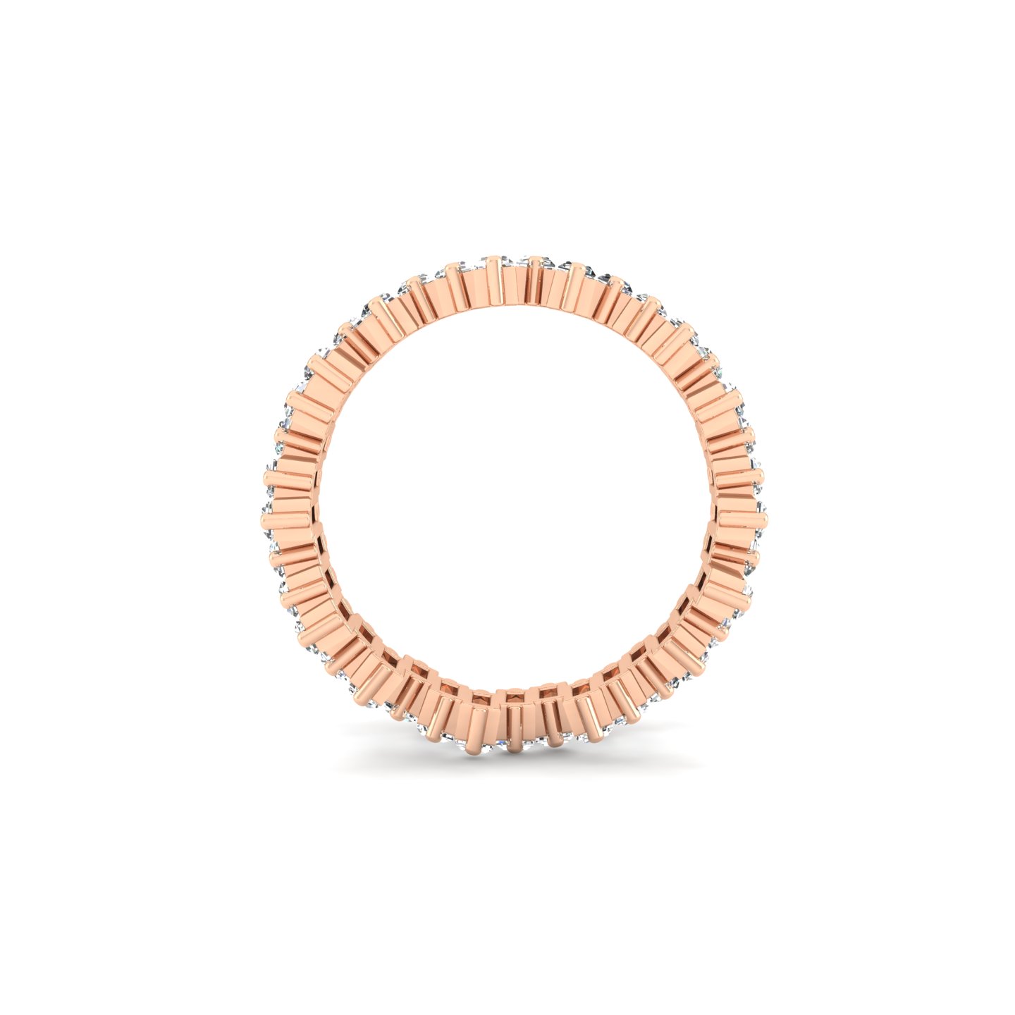 Wide Baguette Diamond Eternity Band
