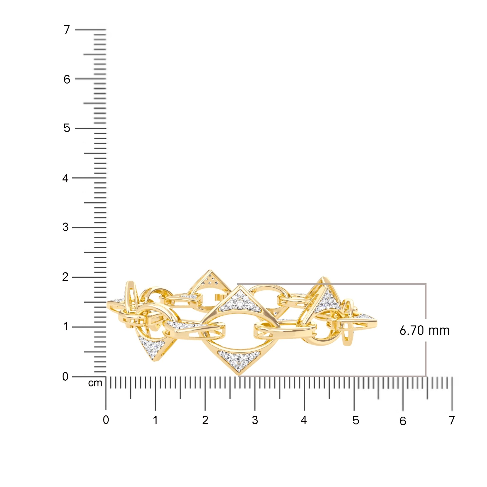 Cipher Diamond Bracelet