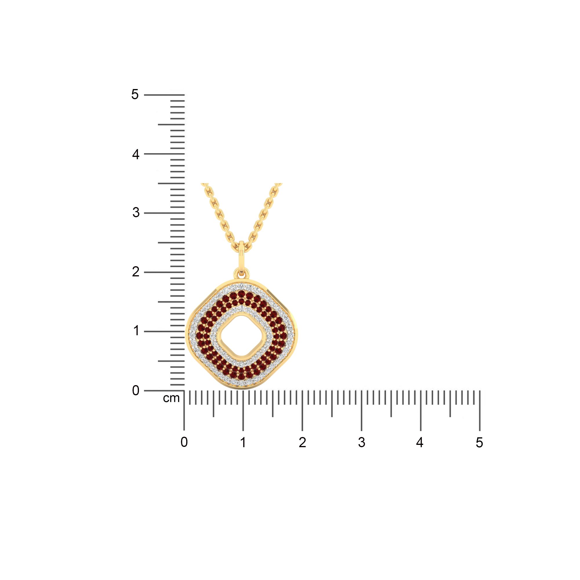 Scarlet Halo Pendant