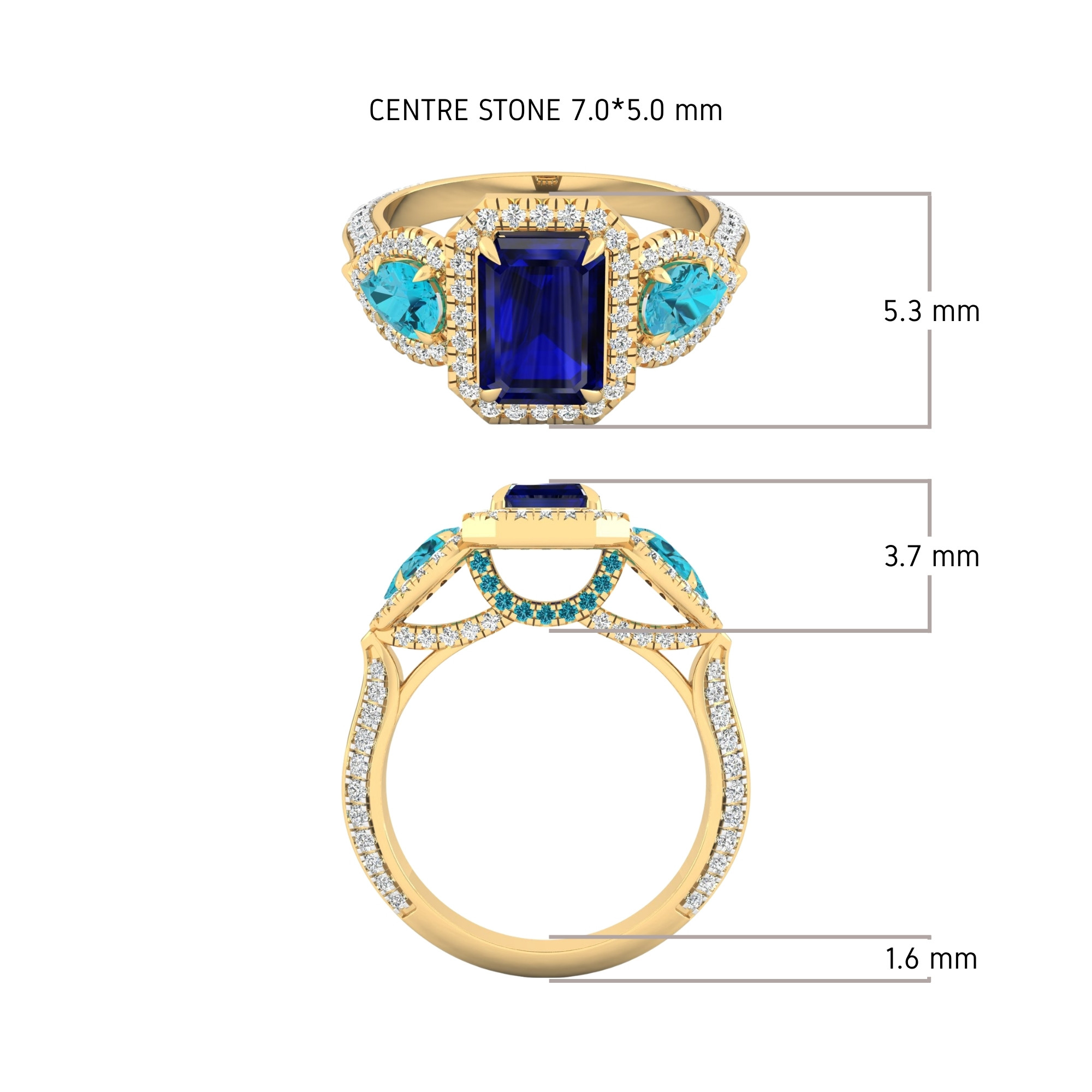 The Tanzanite Oasis Ring