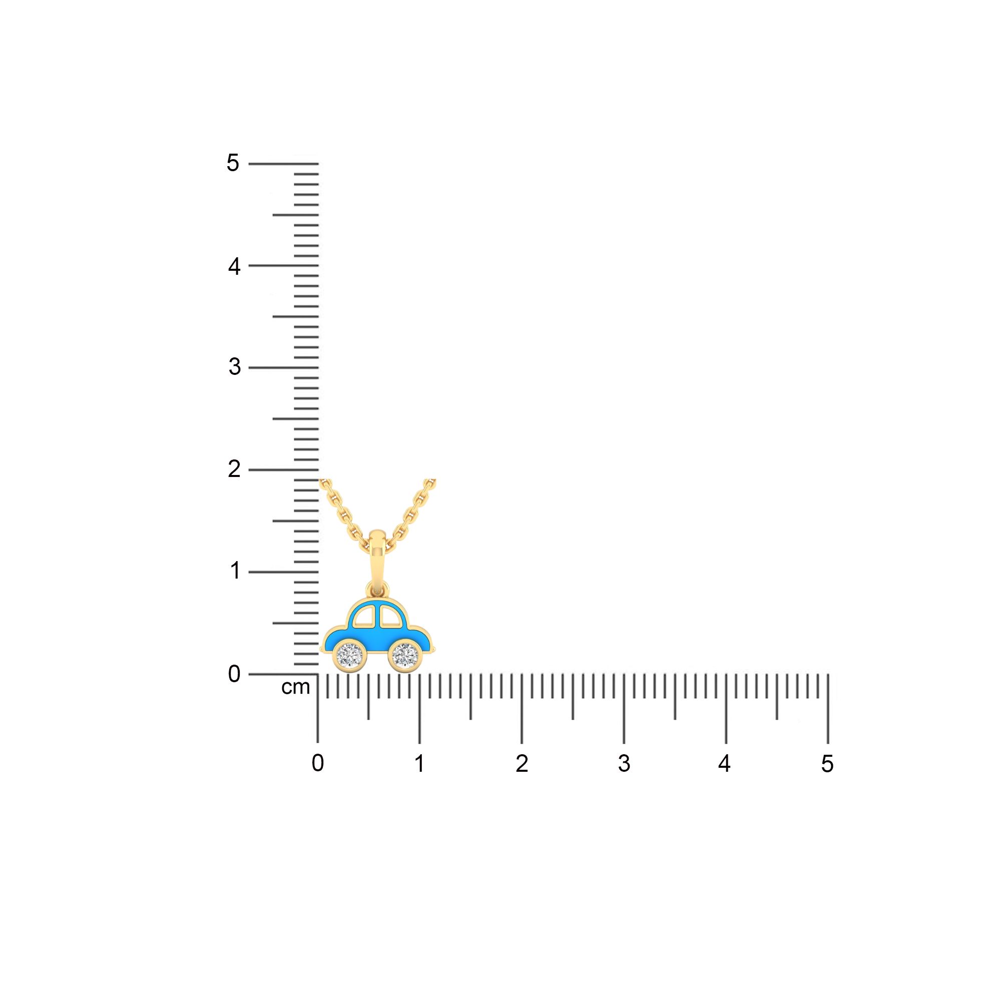 Tiny Cruiser Diamond Pendant