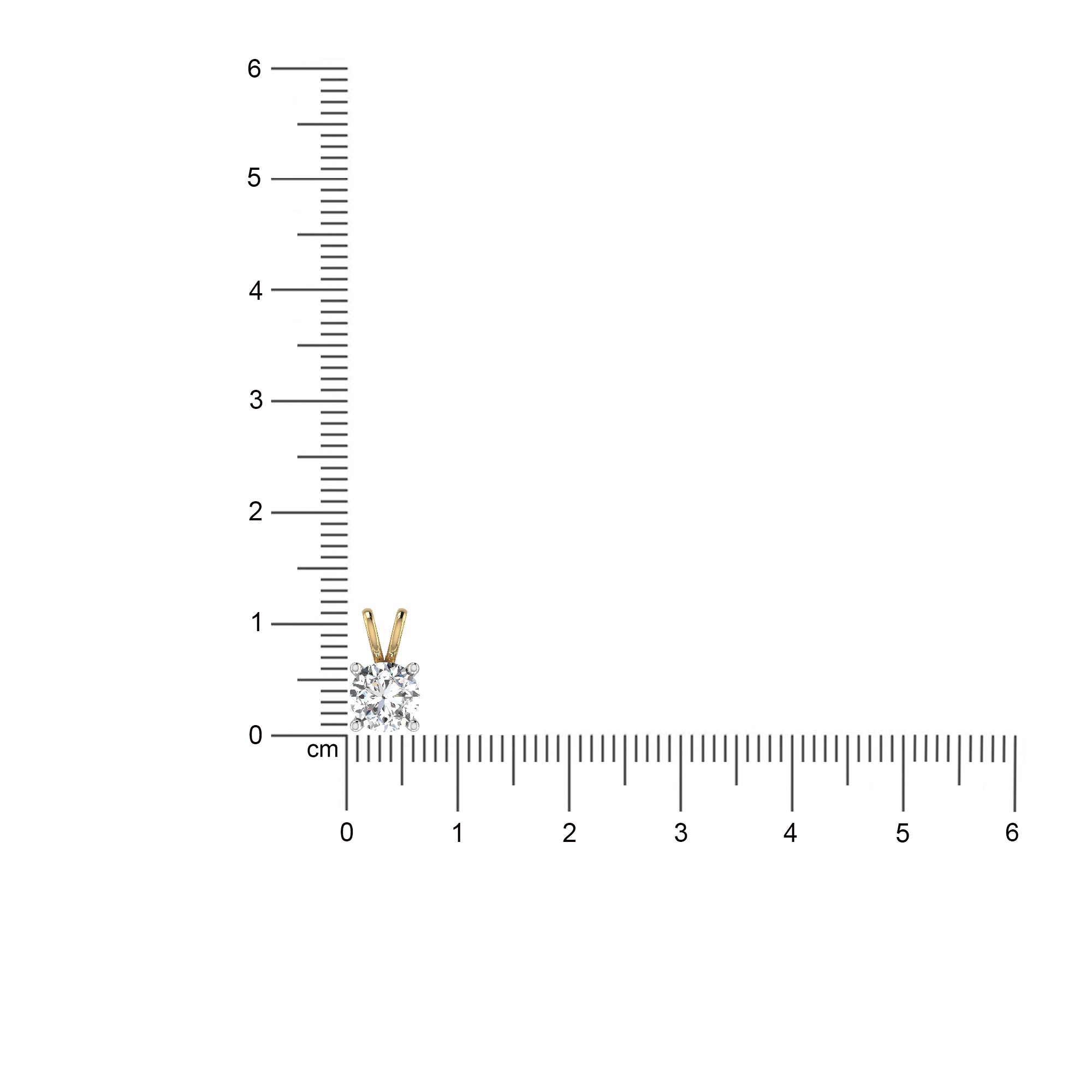 Classic Solitaire Pendant