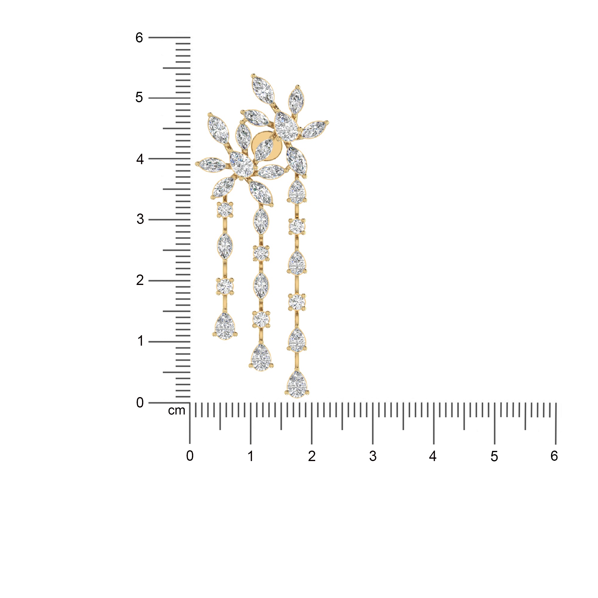 Floral Cascade Earrings