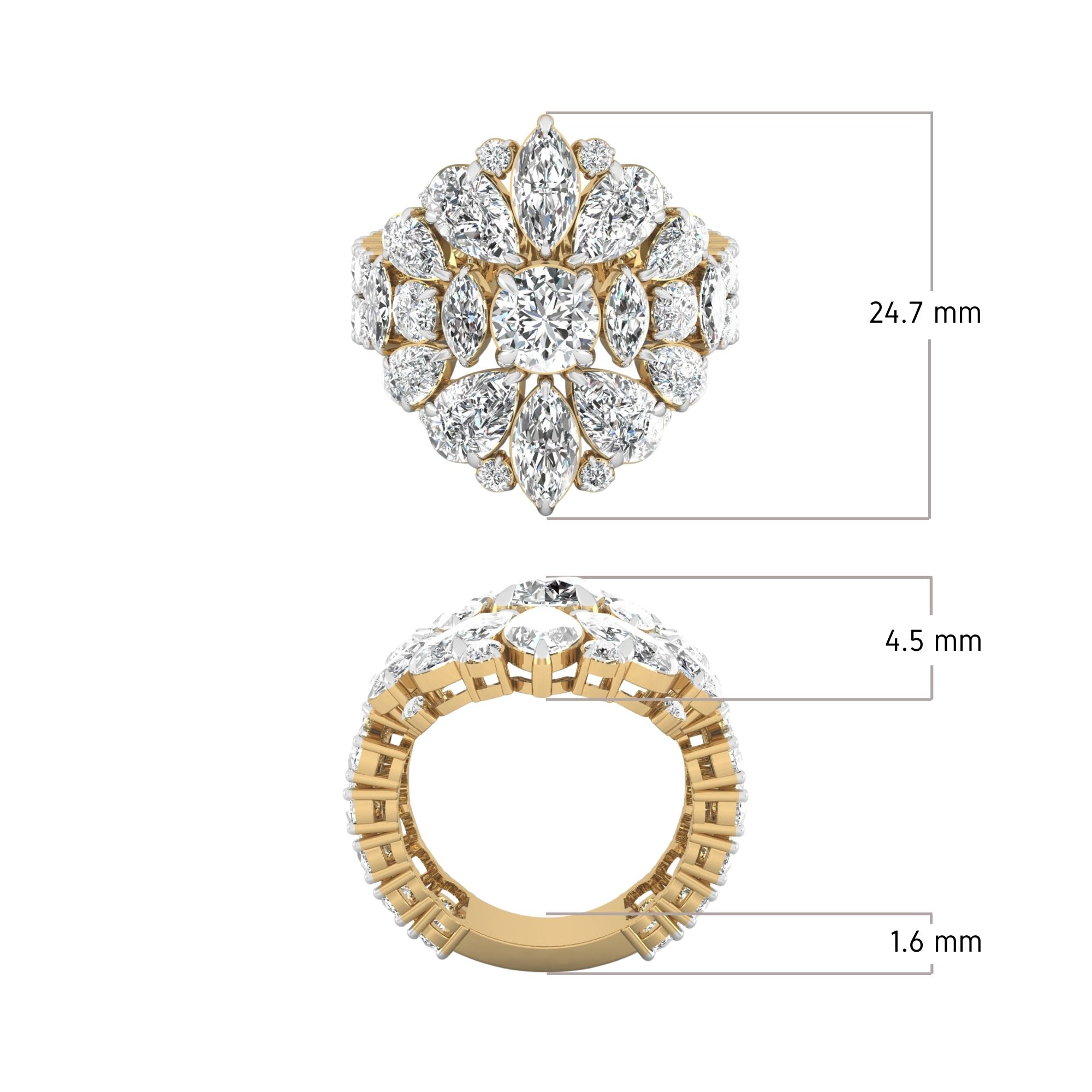 Lumina Bloom Ring