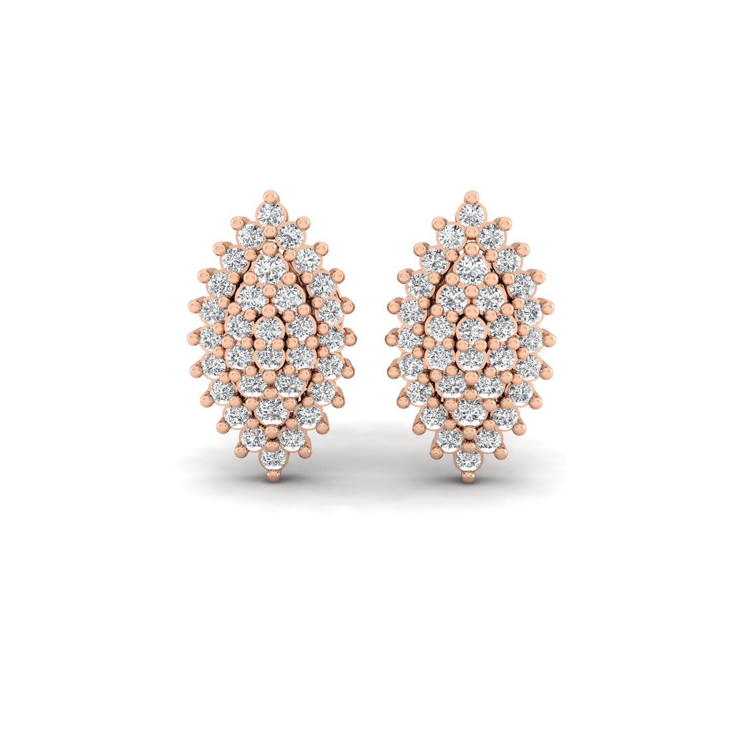1/5 Cts. Cluster Marquise Fashion Earring