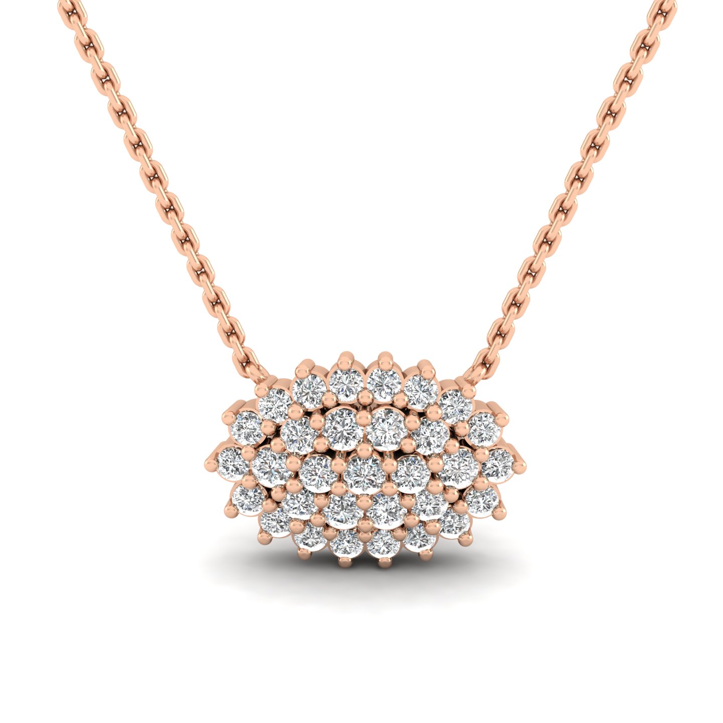 1/6 Cts. Cluster Marquise Fashion Pendant