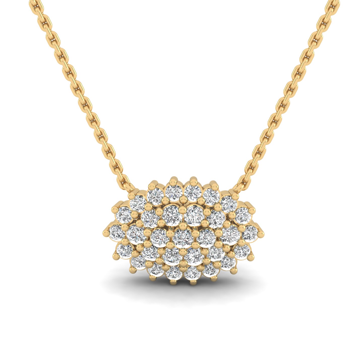 1/6 Cts. Cluster Marquise Fashion Pendant