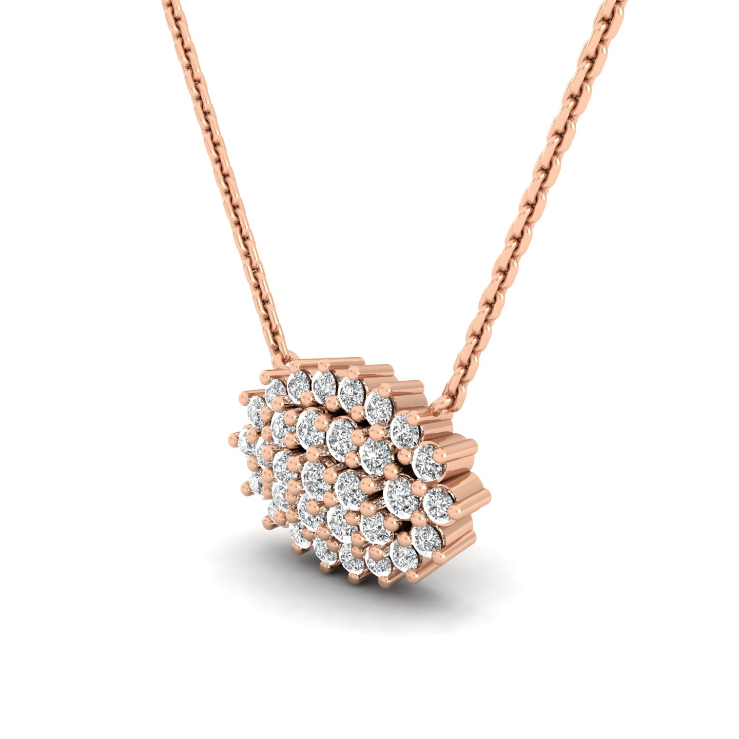 1/6 Cts. Cluster Marquise Fashion Pendant