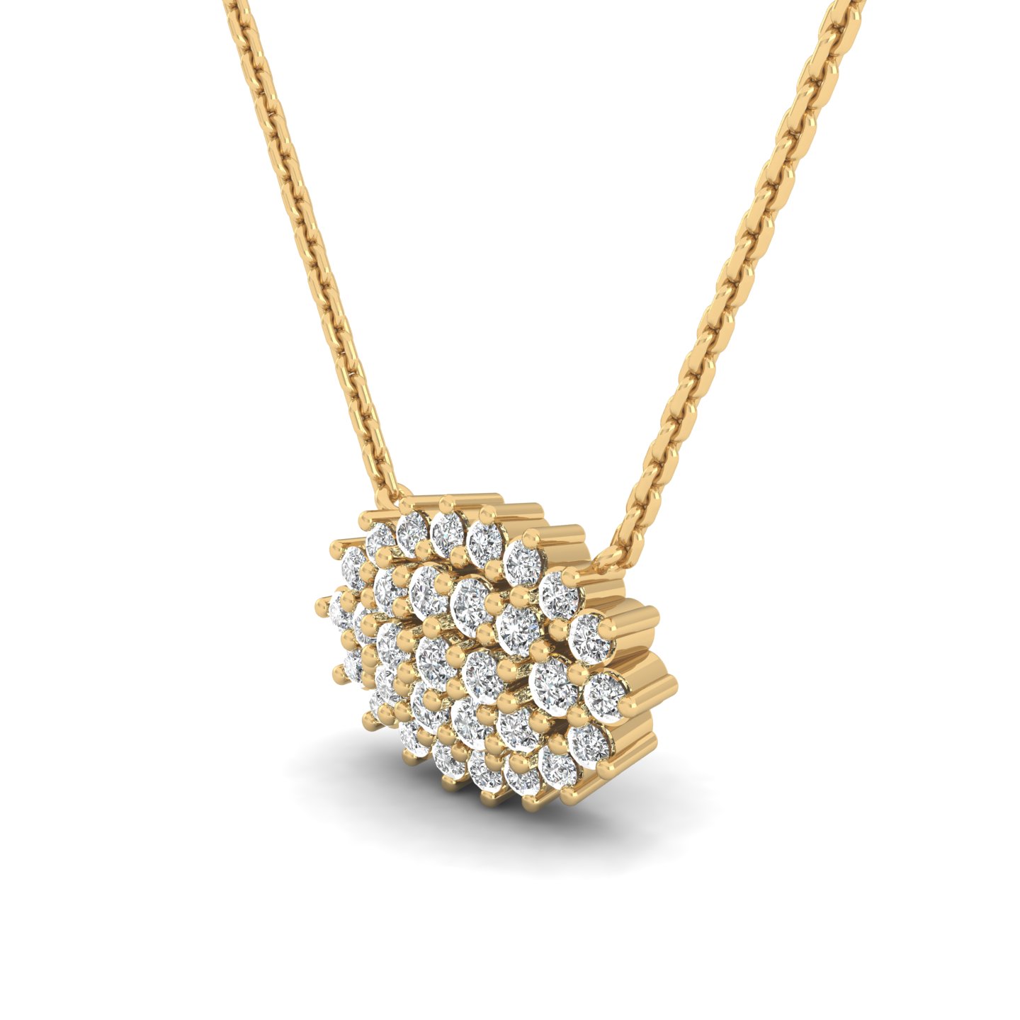 1/6 Cts. Cluster Marquise Fashion Pendant