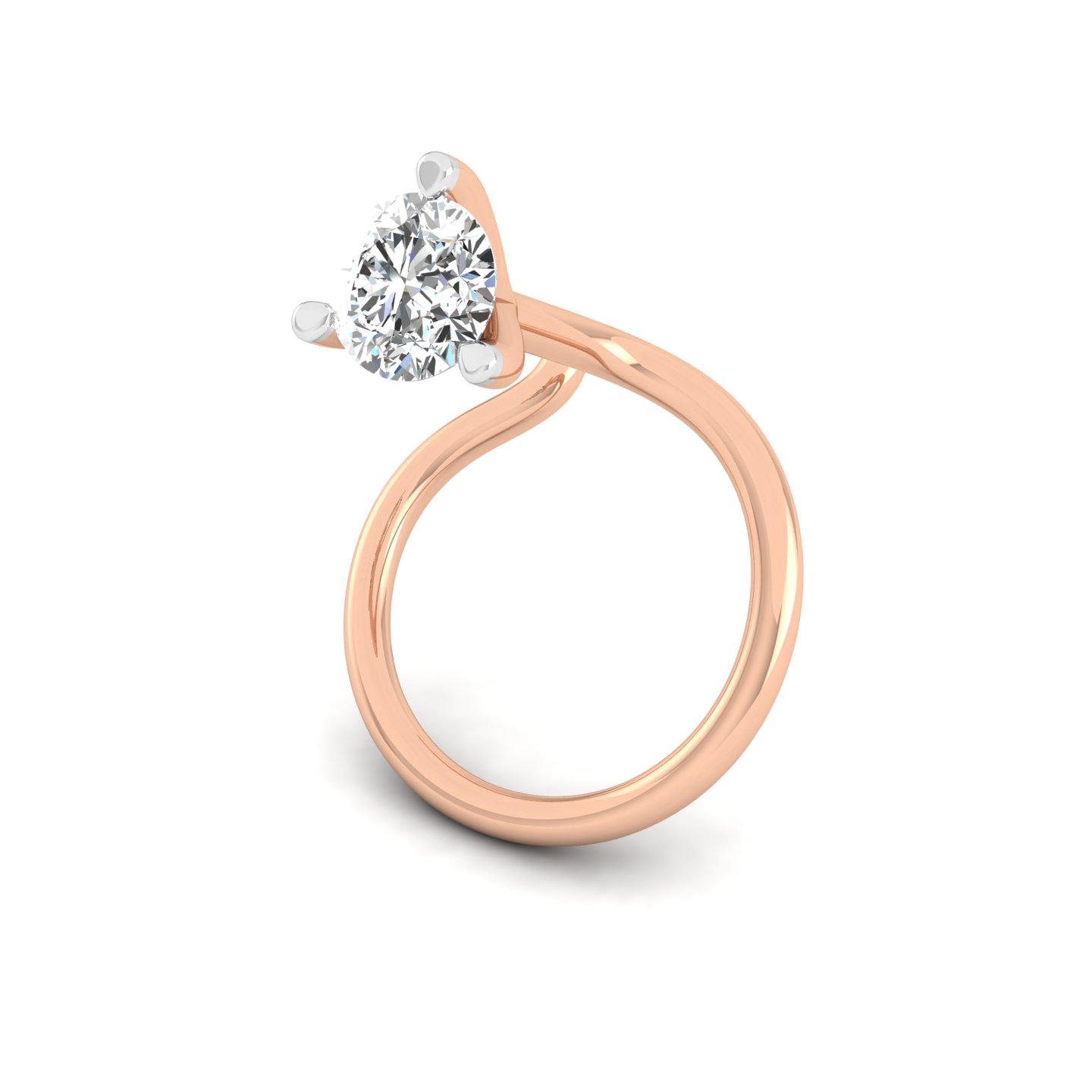 Solitaire Glimmer Nosepin