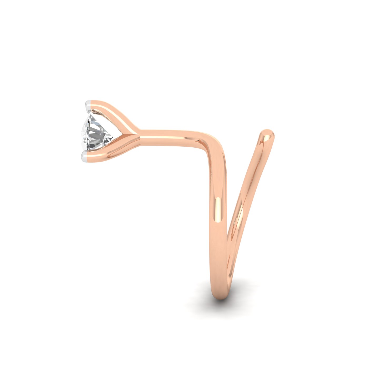 Solitaire Glimmer Nosepin