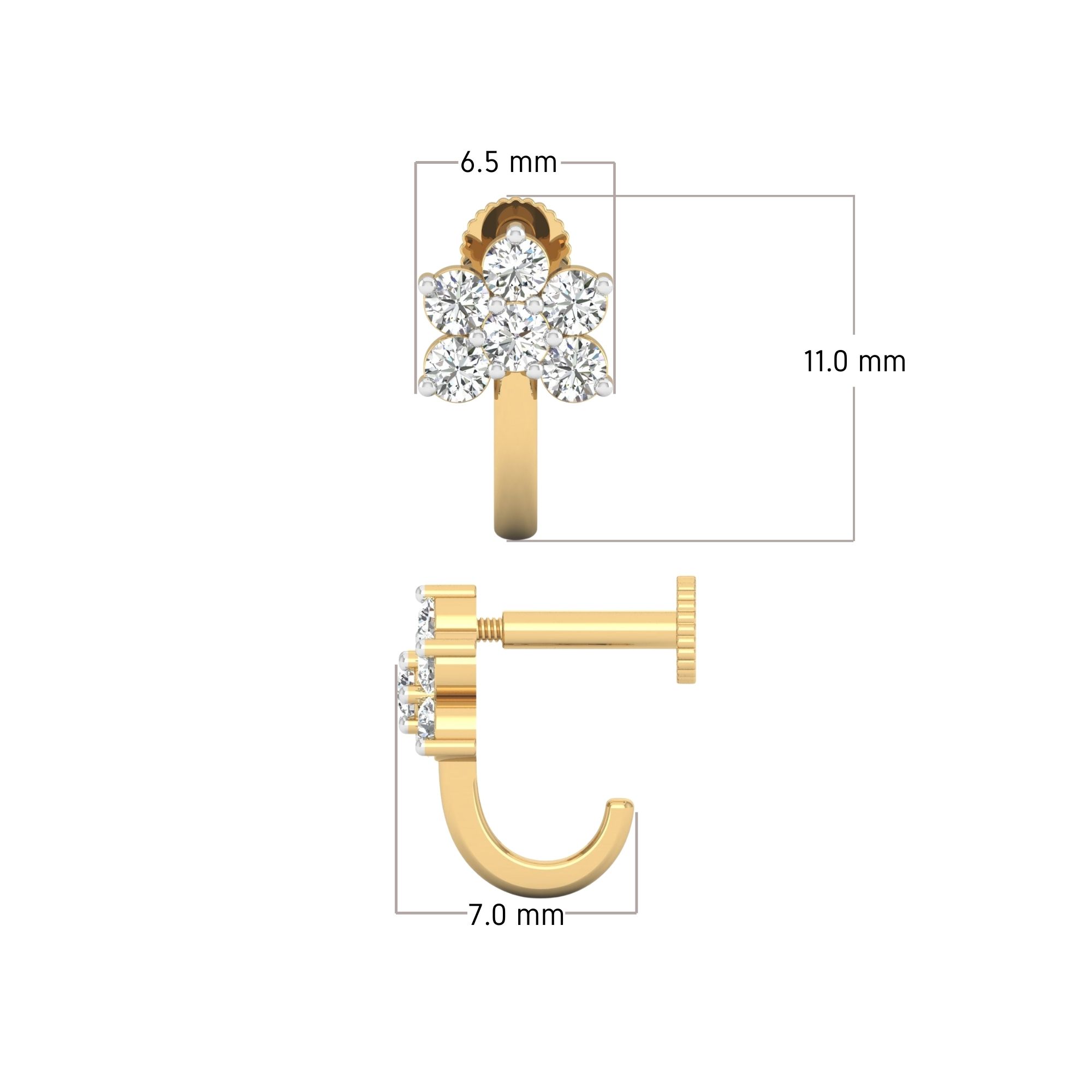 Petal Cascade Nosepin