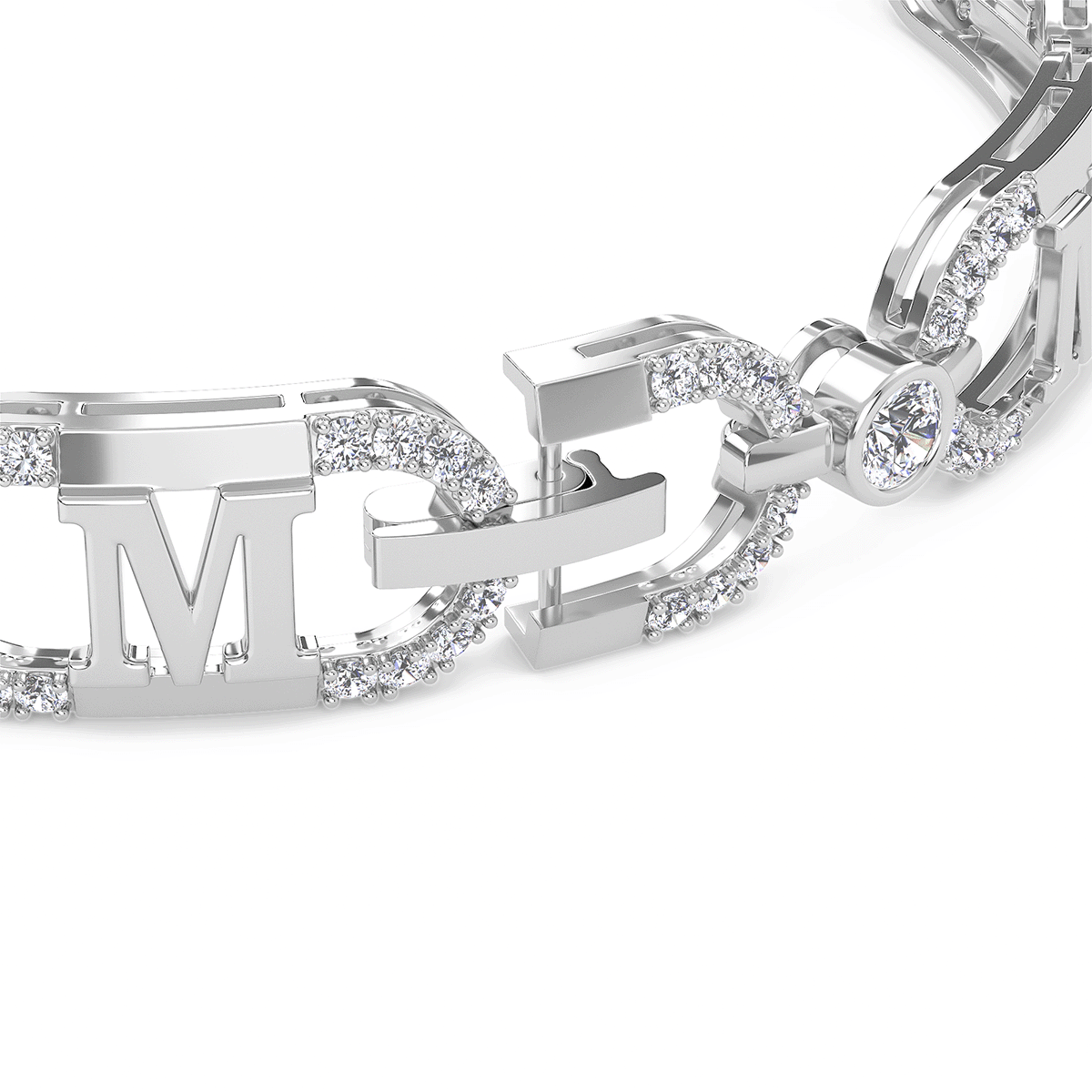 Monogram Diamond Bracelet