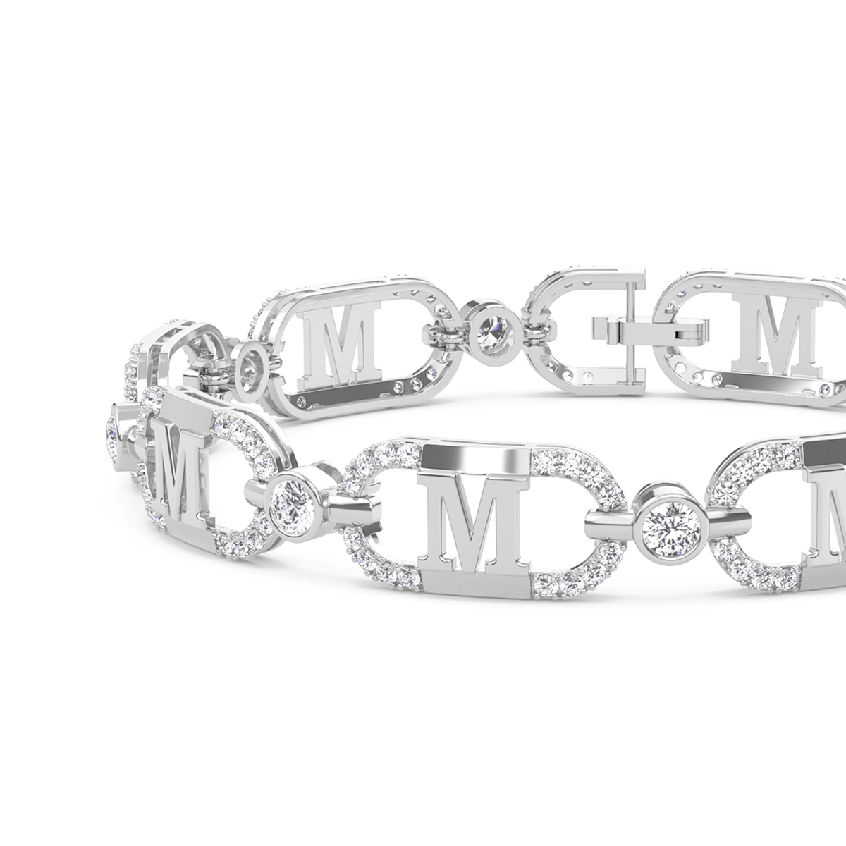 Monogram Diamond Bracelet