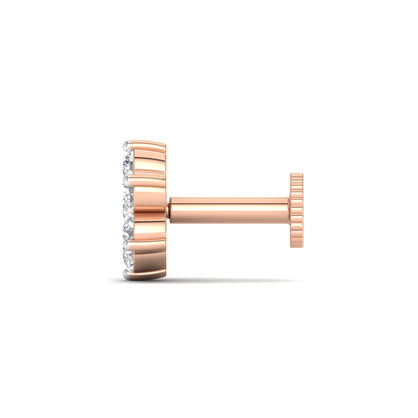 Floret Sparkle Nose Pin