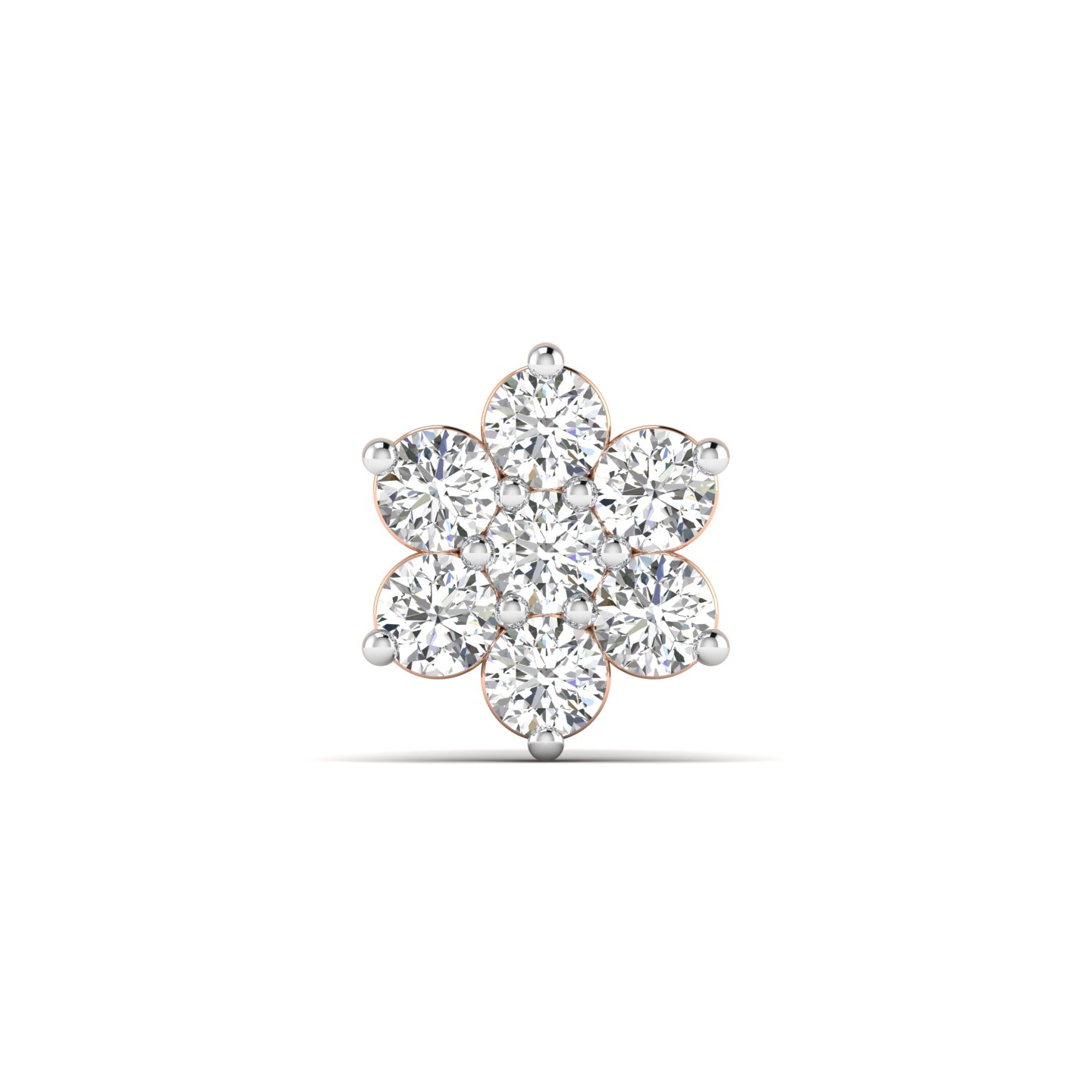 Floret Sparkle Nose Pin