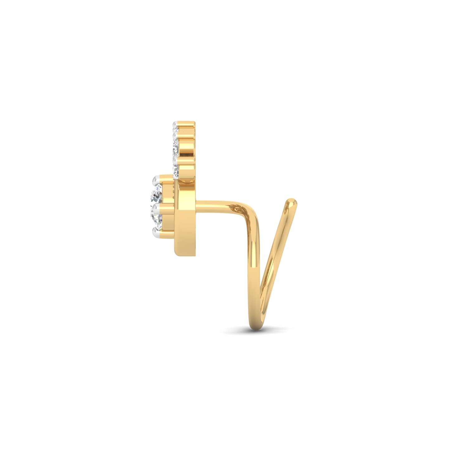 Halo Sparkle Nose Pin