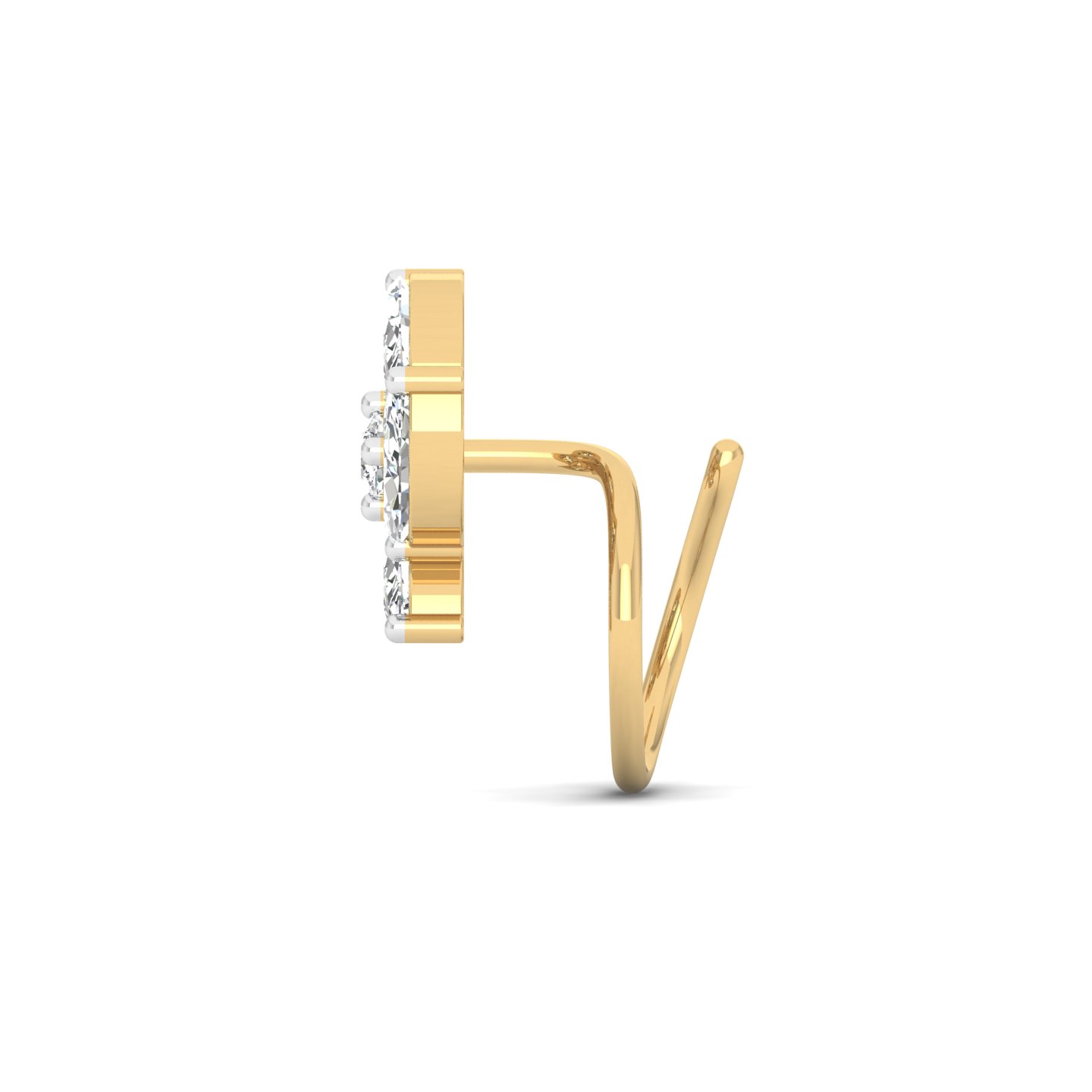 Floral Cluster Nose Pin