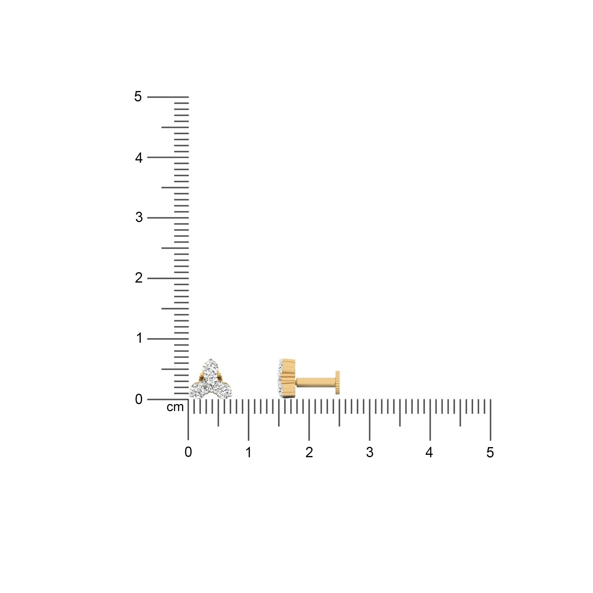 Celestial Triangle Nosepin