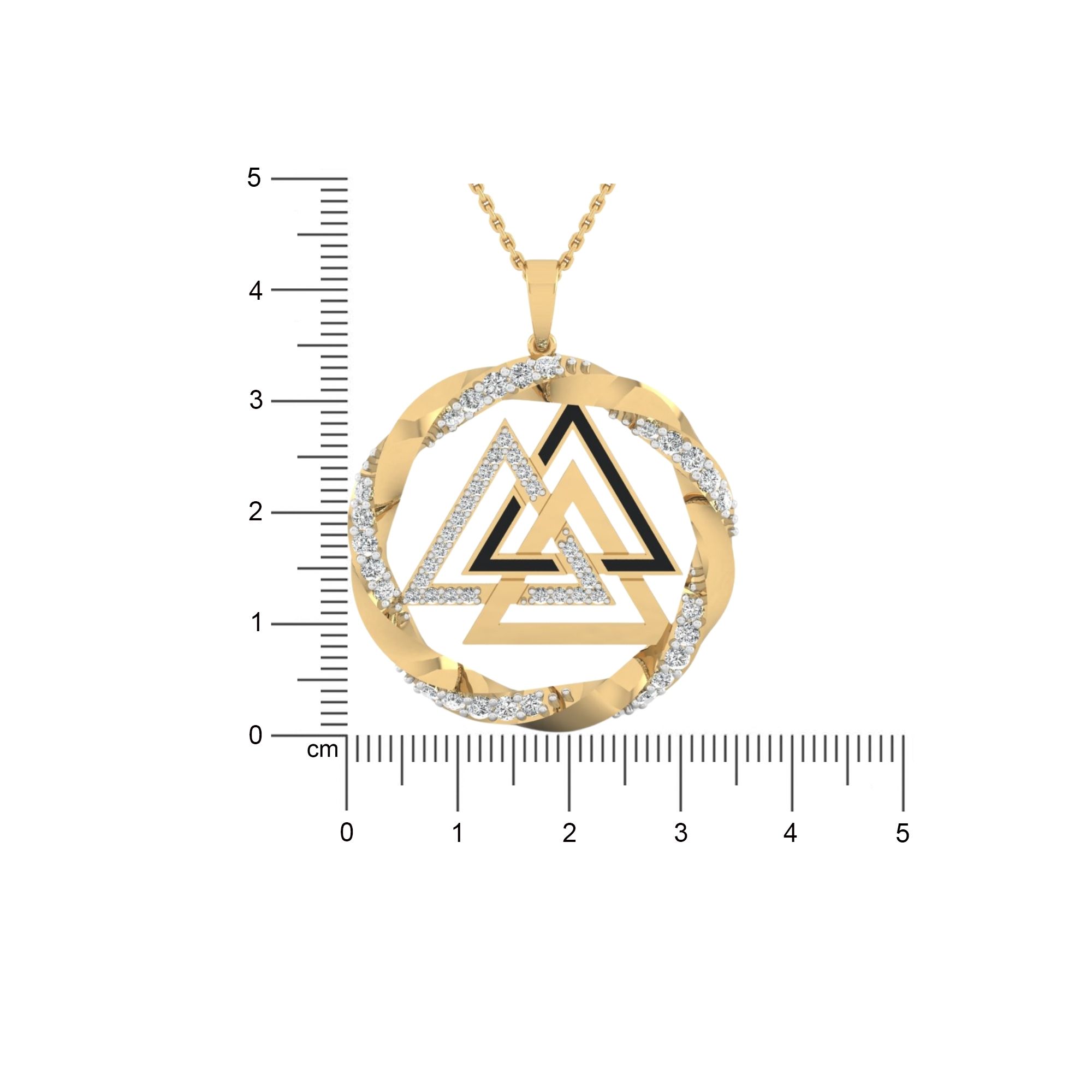 The Odin Valknut Pendant