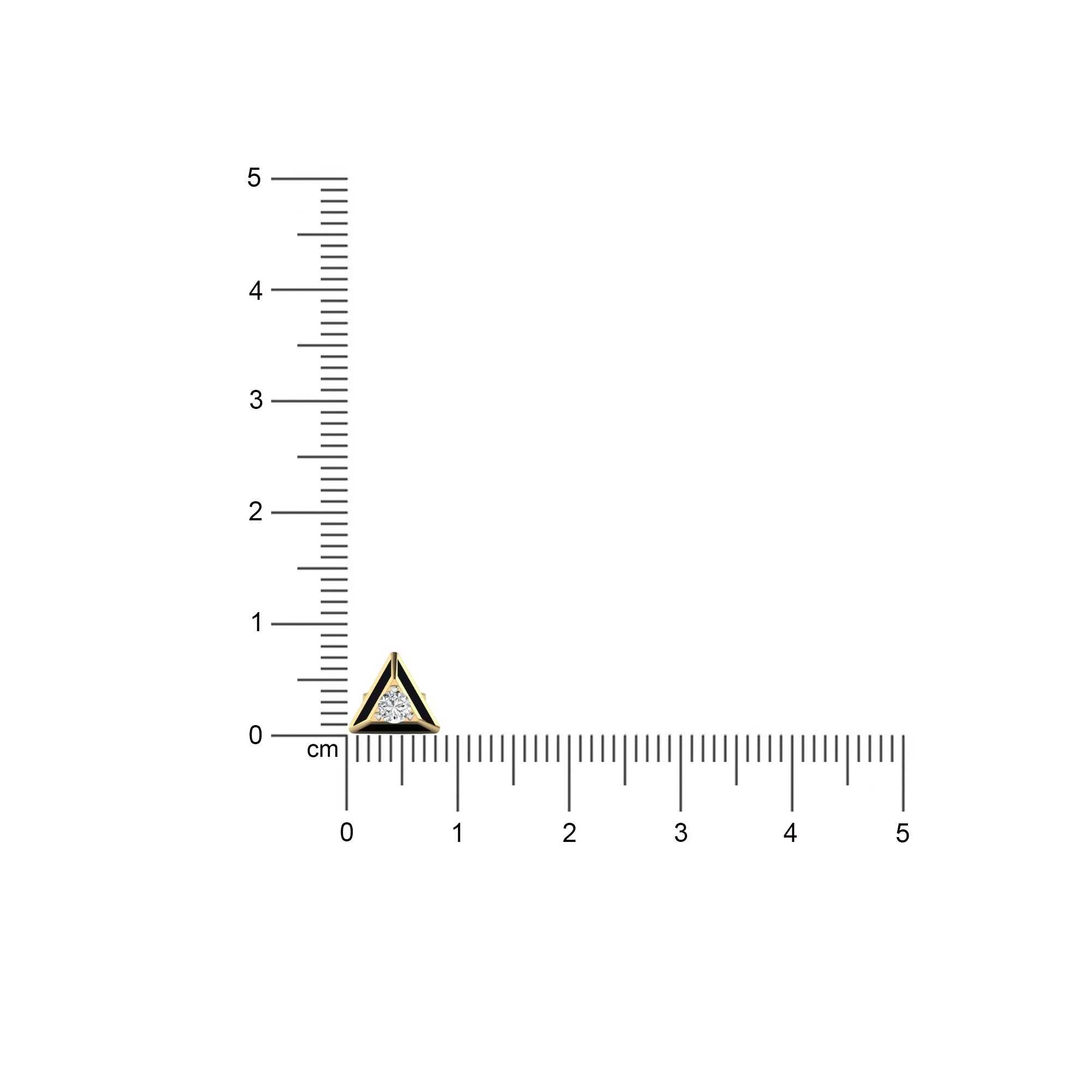 Triangular Twinkle Stud