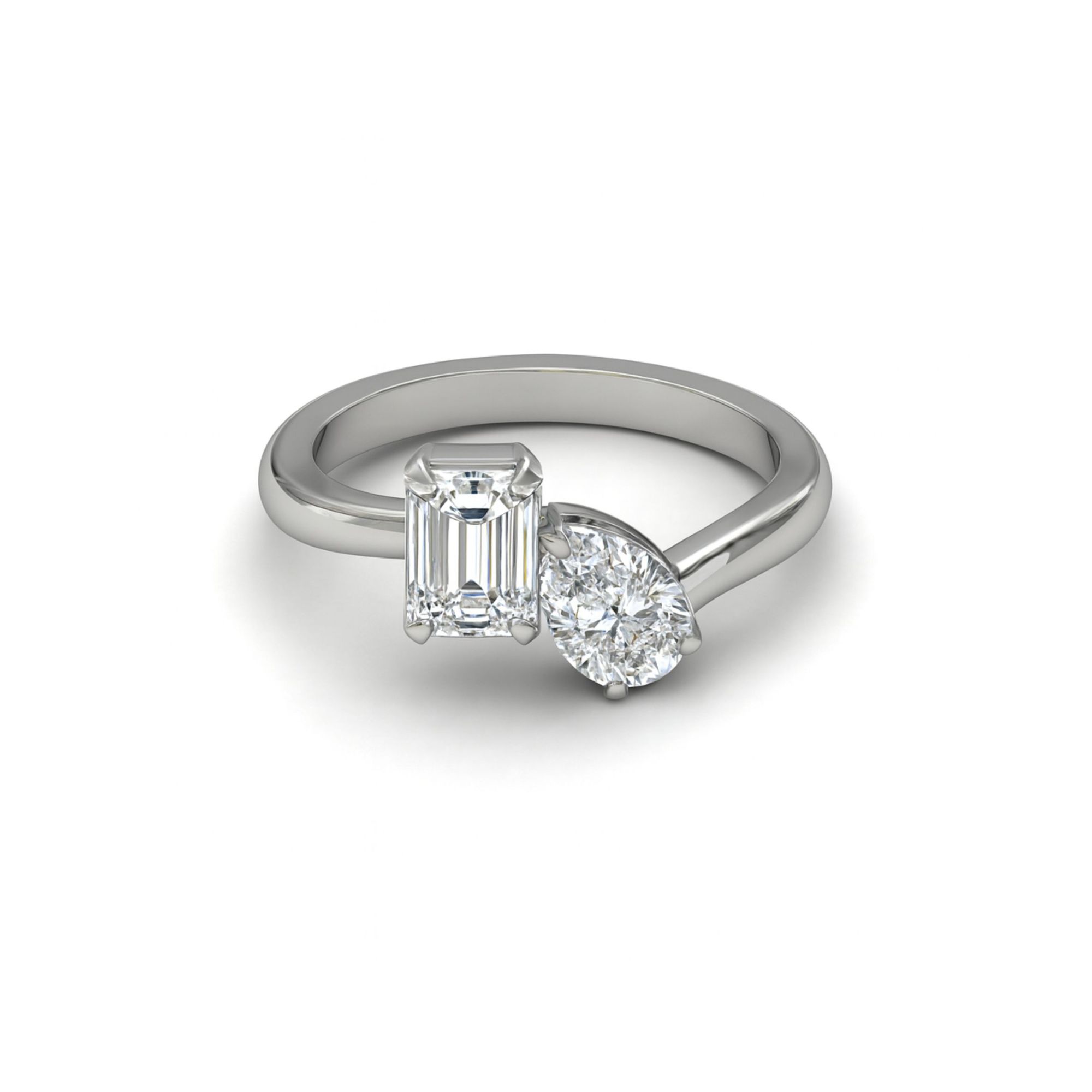 Harmonious Duet Ring