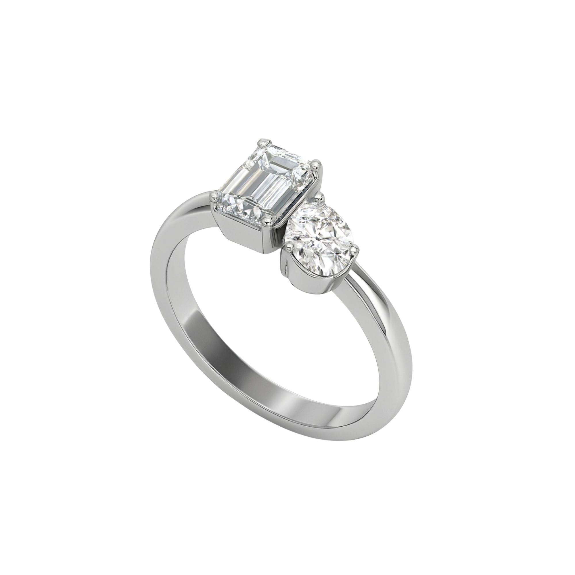 Harmonious Duet Ring