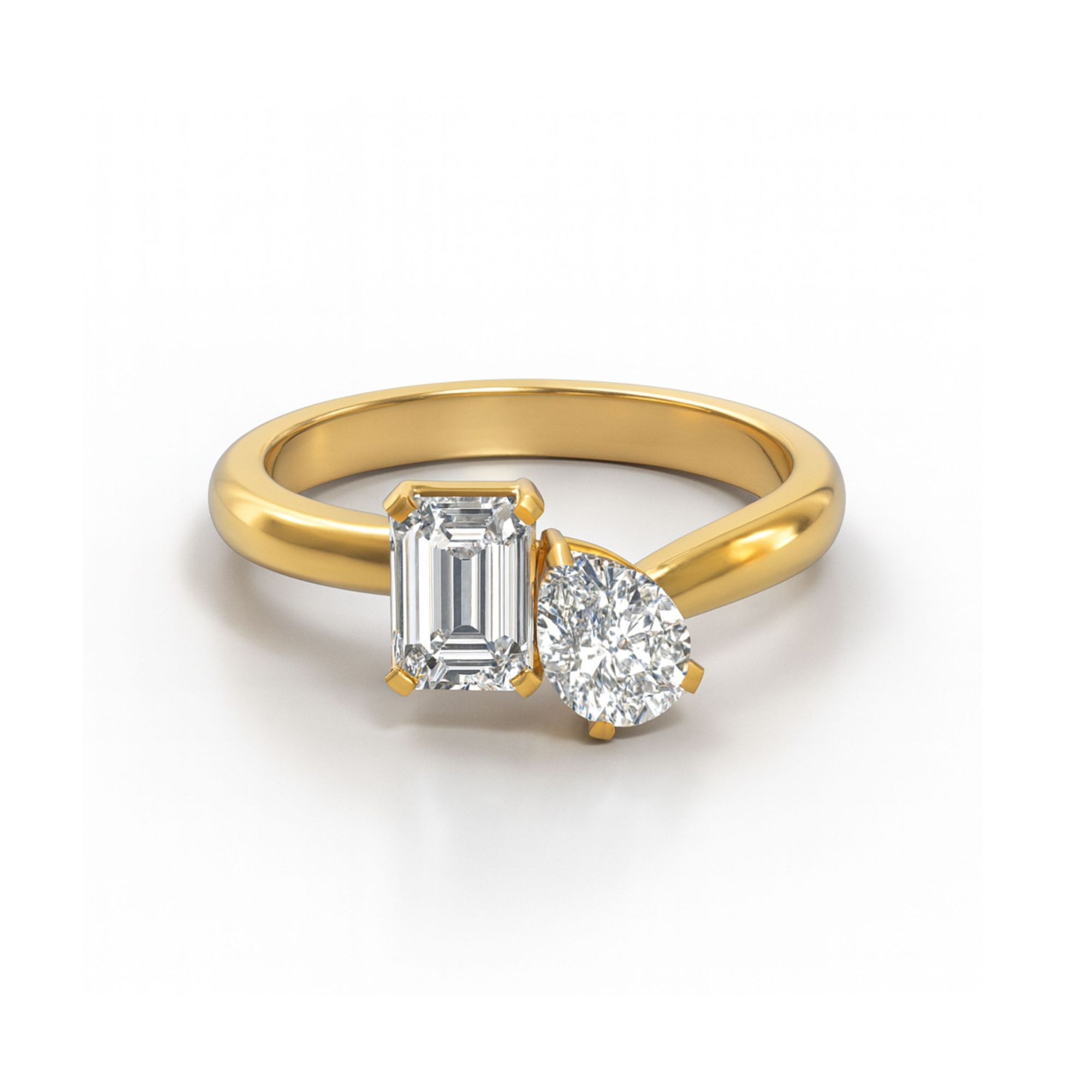 Harmonious Duet Ring