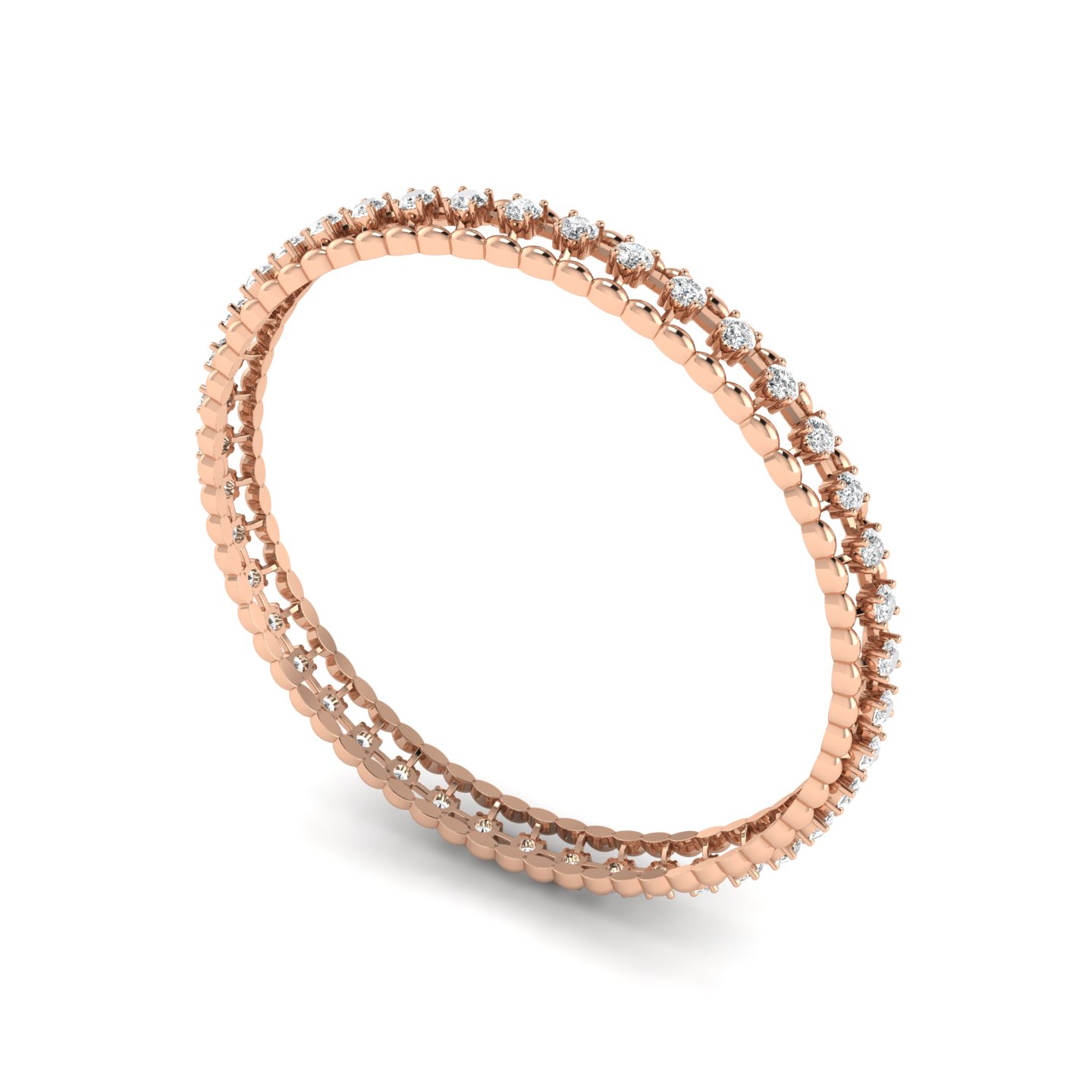 The Diamond Trilogy Bangle