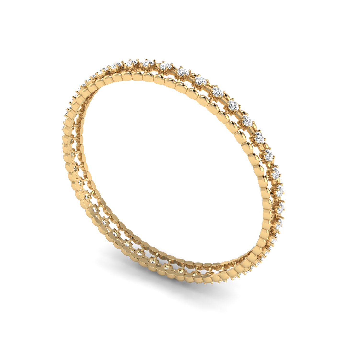 The Diamond Trilogy Bangle