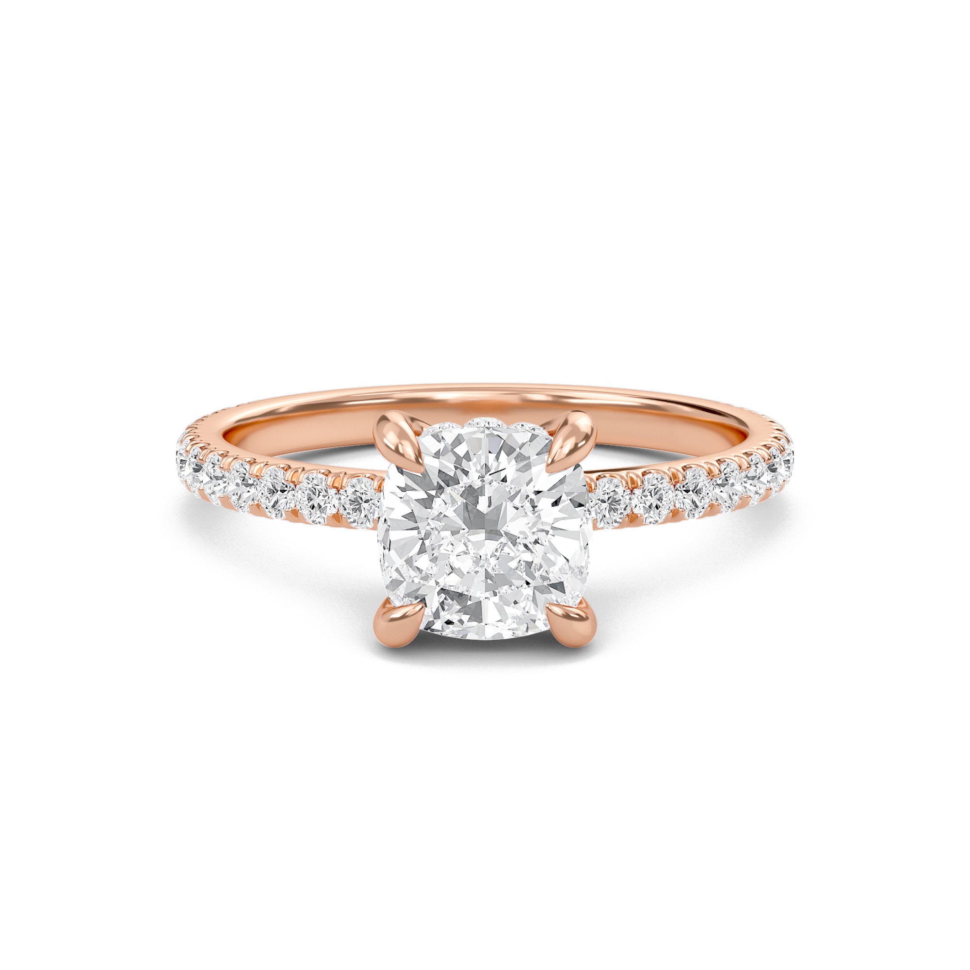 Cushion Perfect Fit Engagement Ring