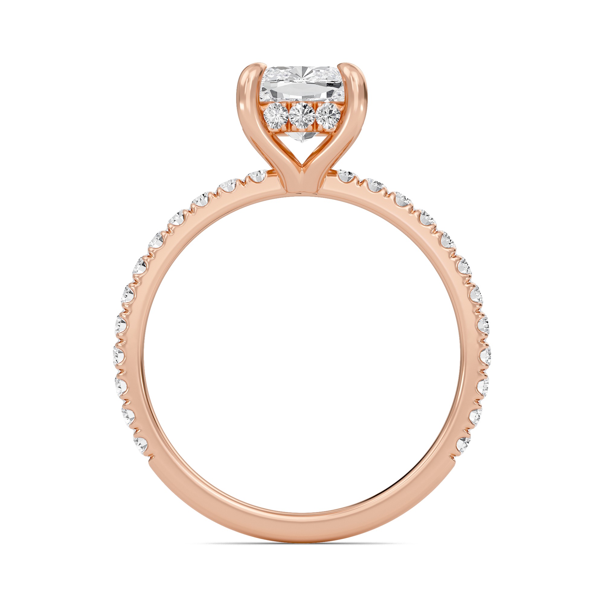 Cushion Perfect Fit Engagement Ring
