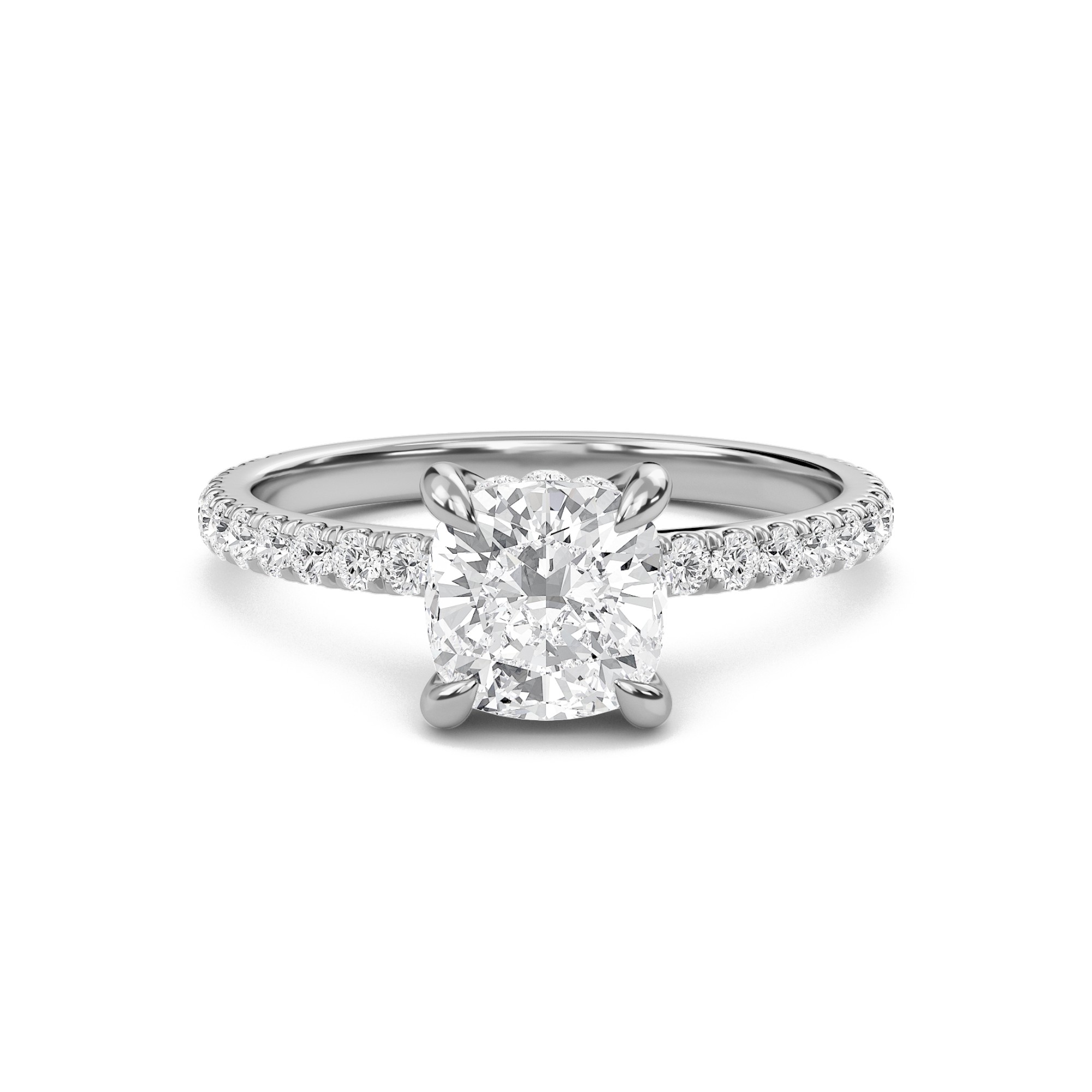 Cushion Perfect Fit Engagement Ring