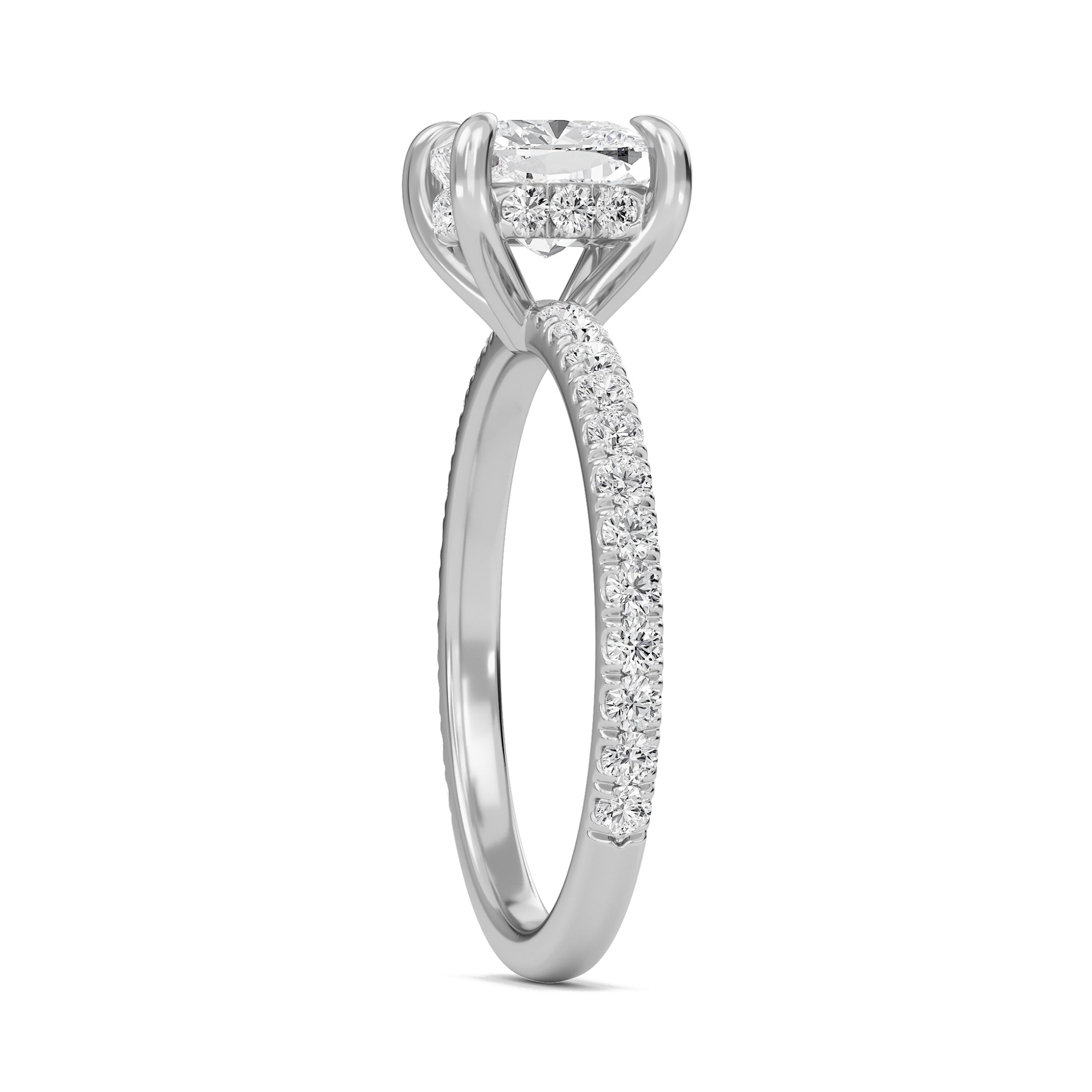 Cushion Perfect Fit Engagement Ring