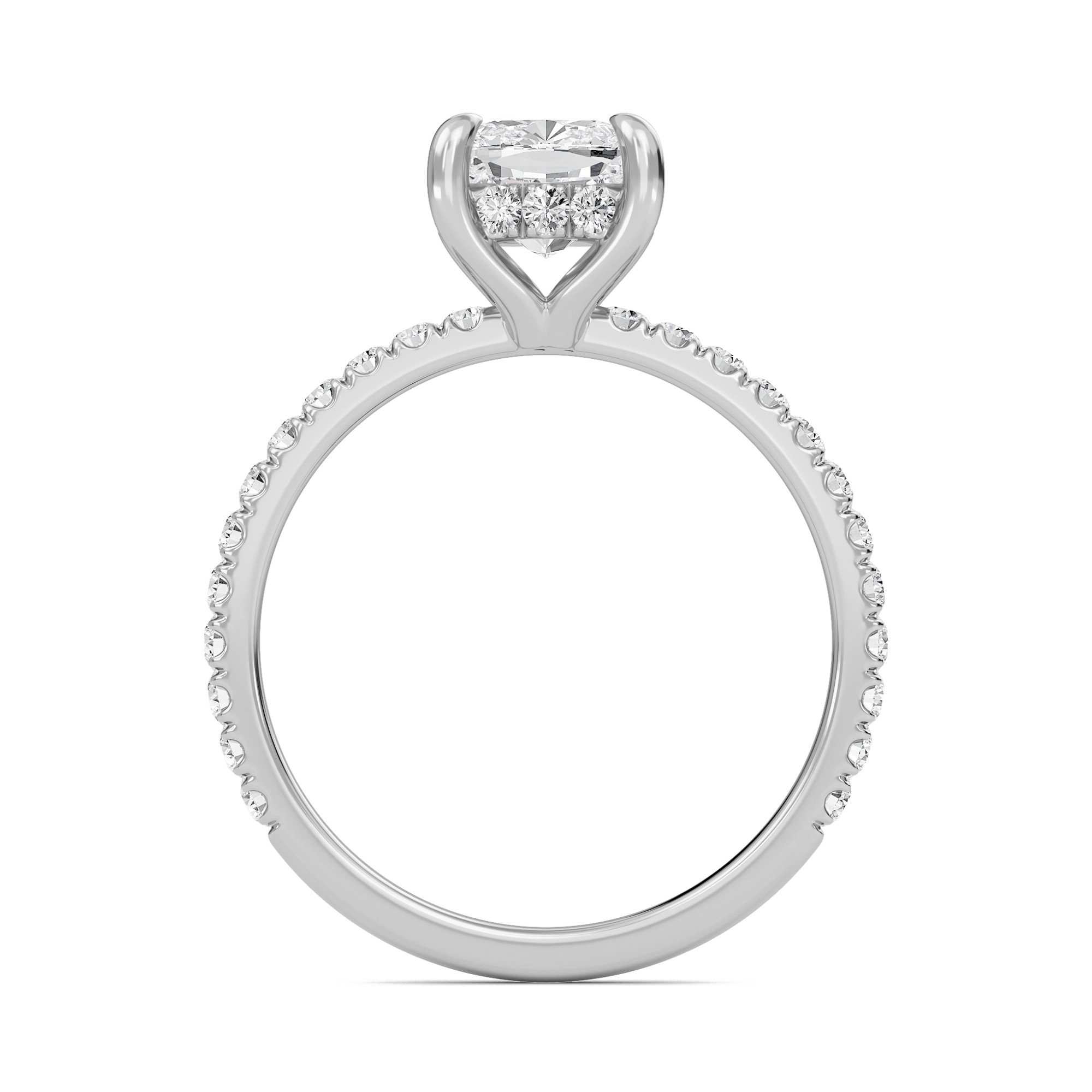 Cushion Perfect Fit Engagement Ring