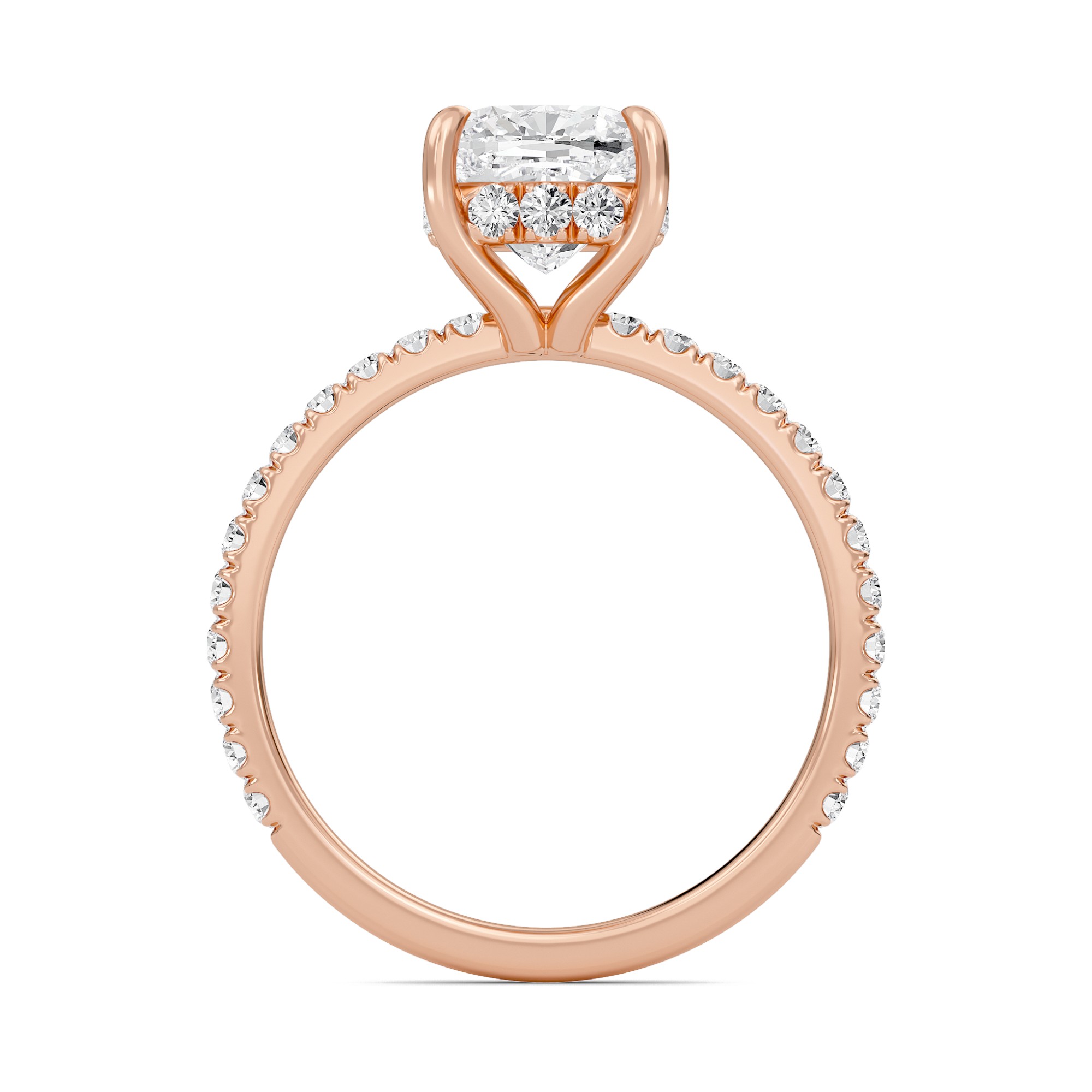 Cushion Perfect Fit Engagement Ring