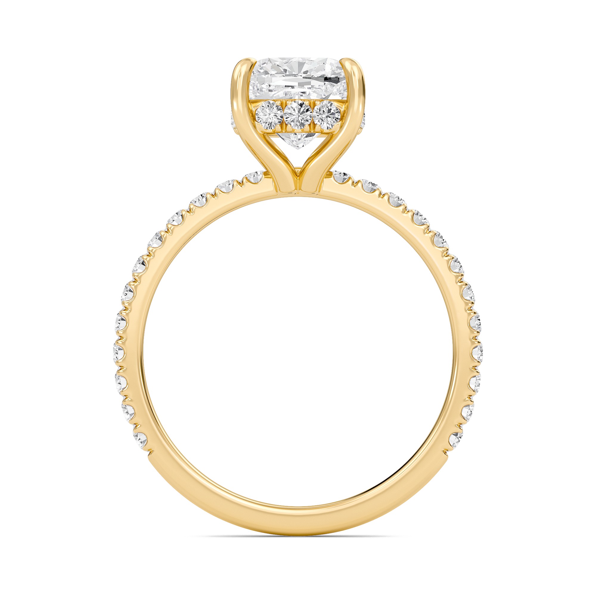 Cushion Perfect Fit Engagement Ring