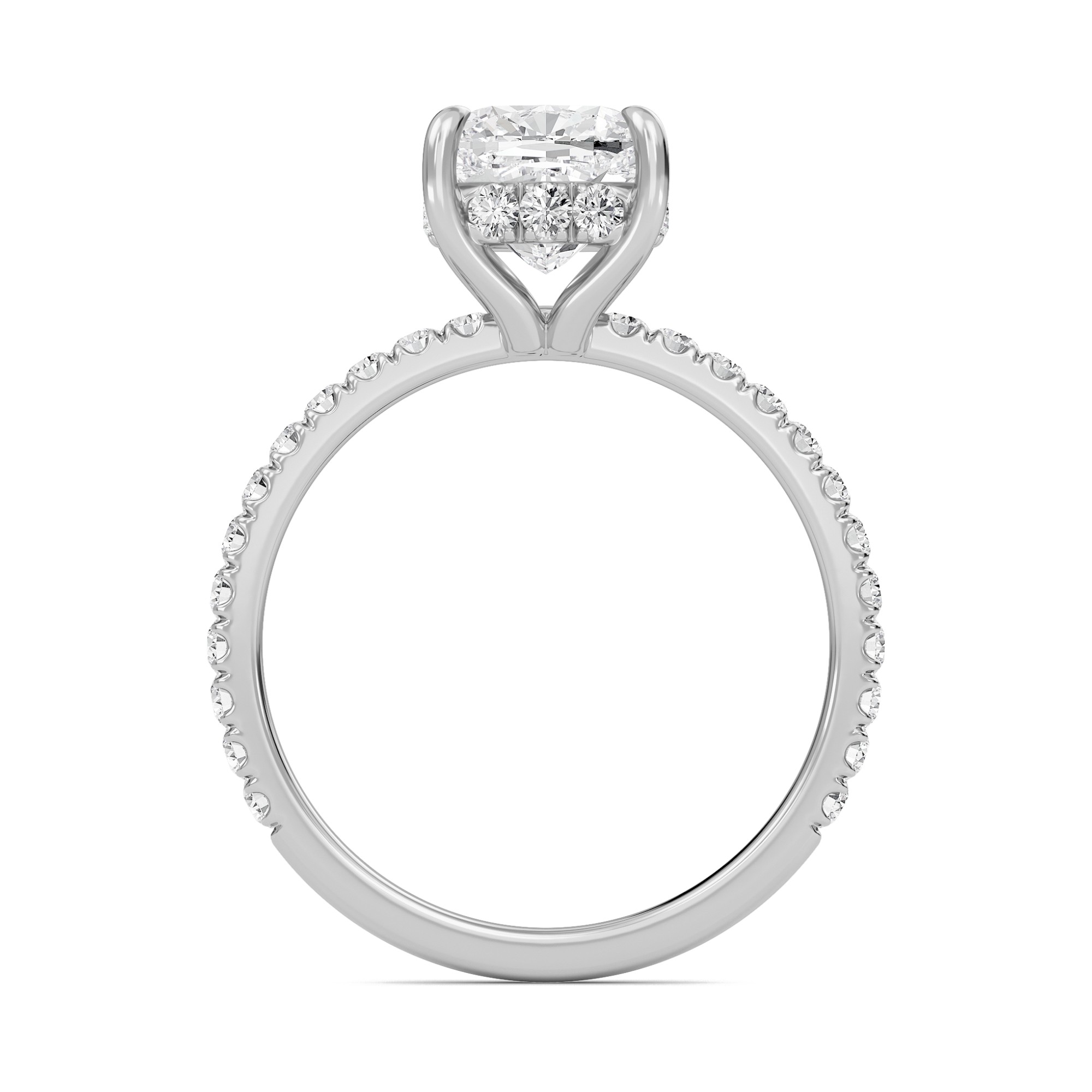 Cushion Perfect Fit Engagement Ring