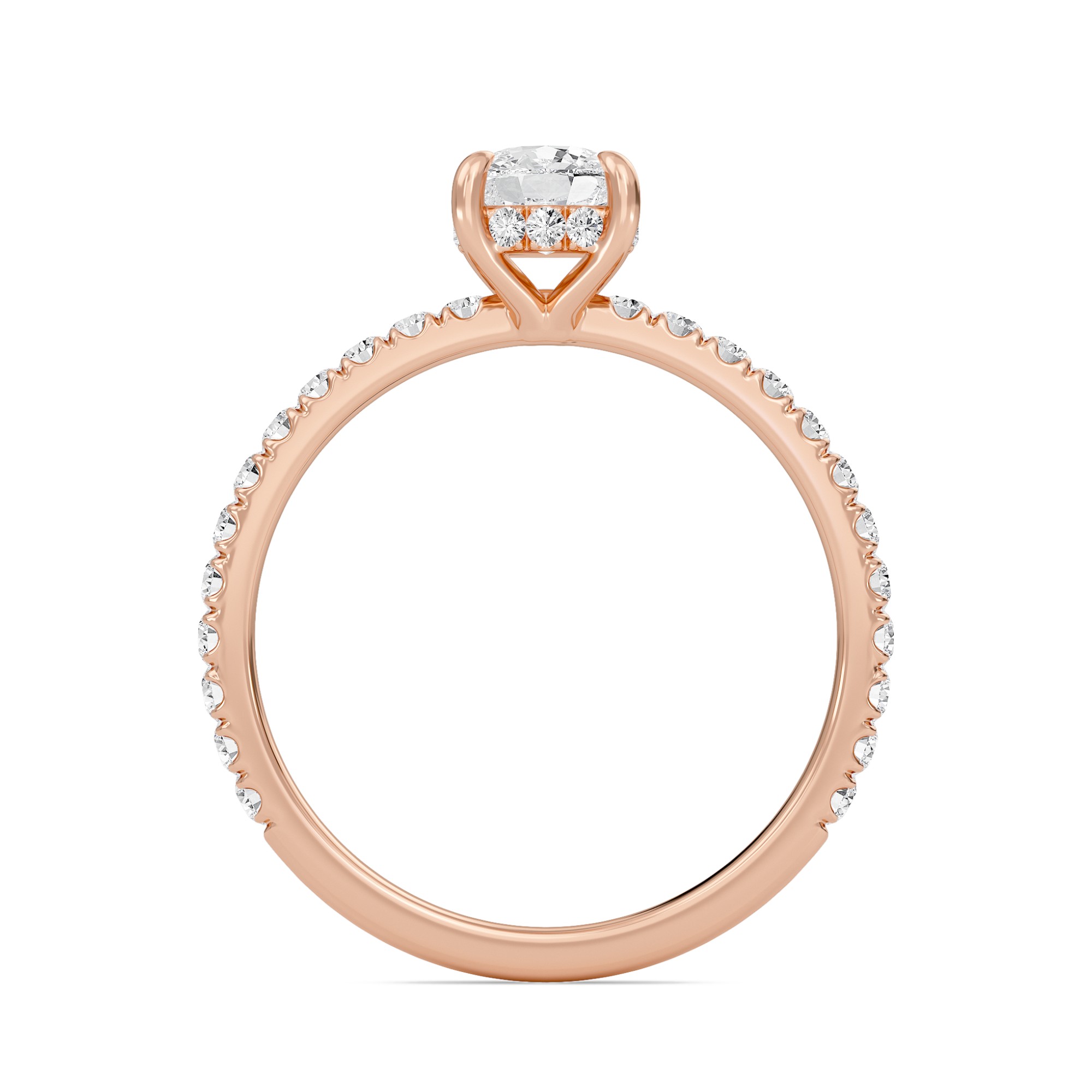 Cushion Perfect Fit Engagement Ring