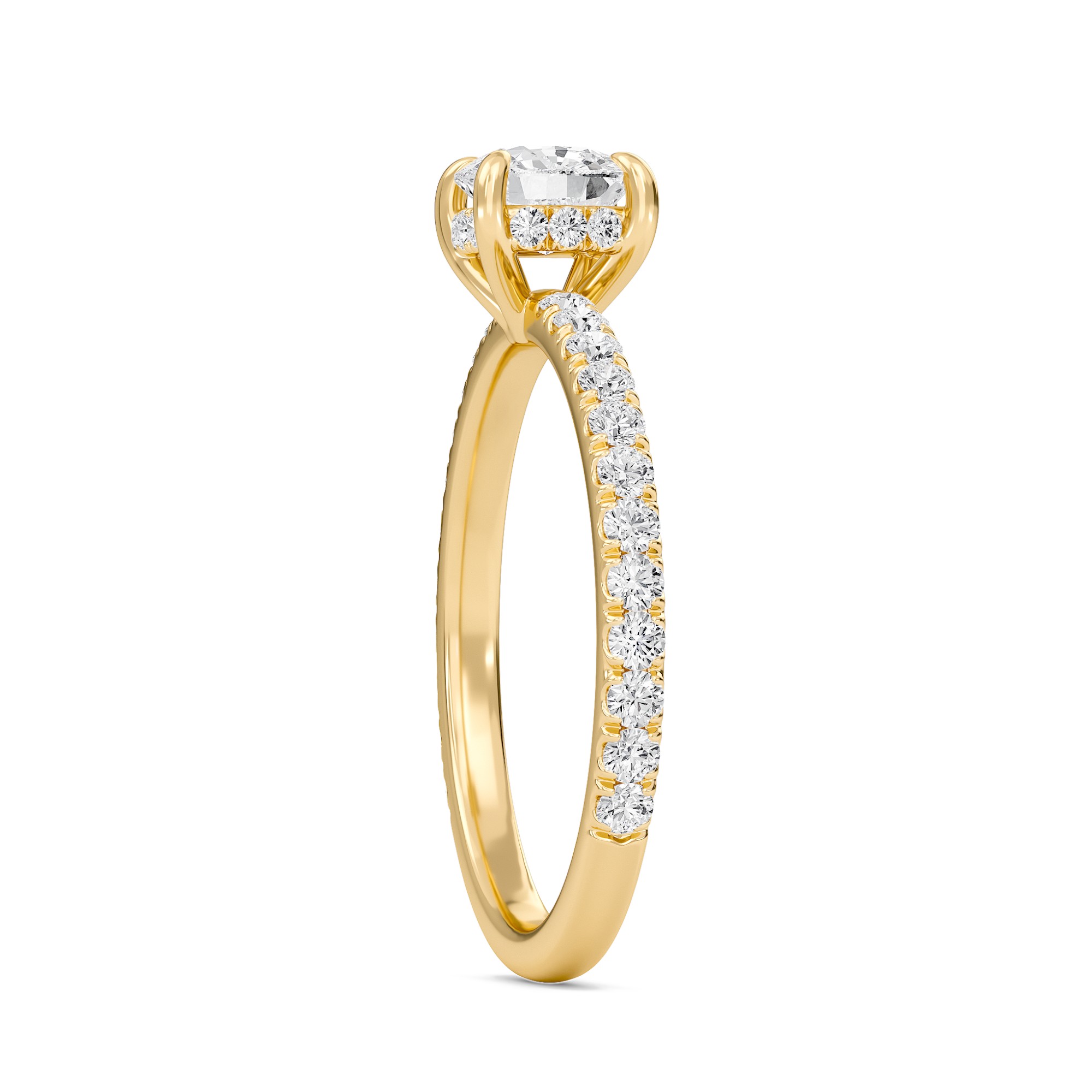 Cushion Perfect Fit Engagement Ring