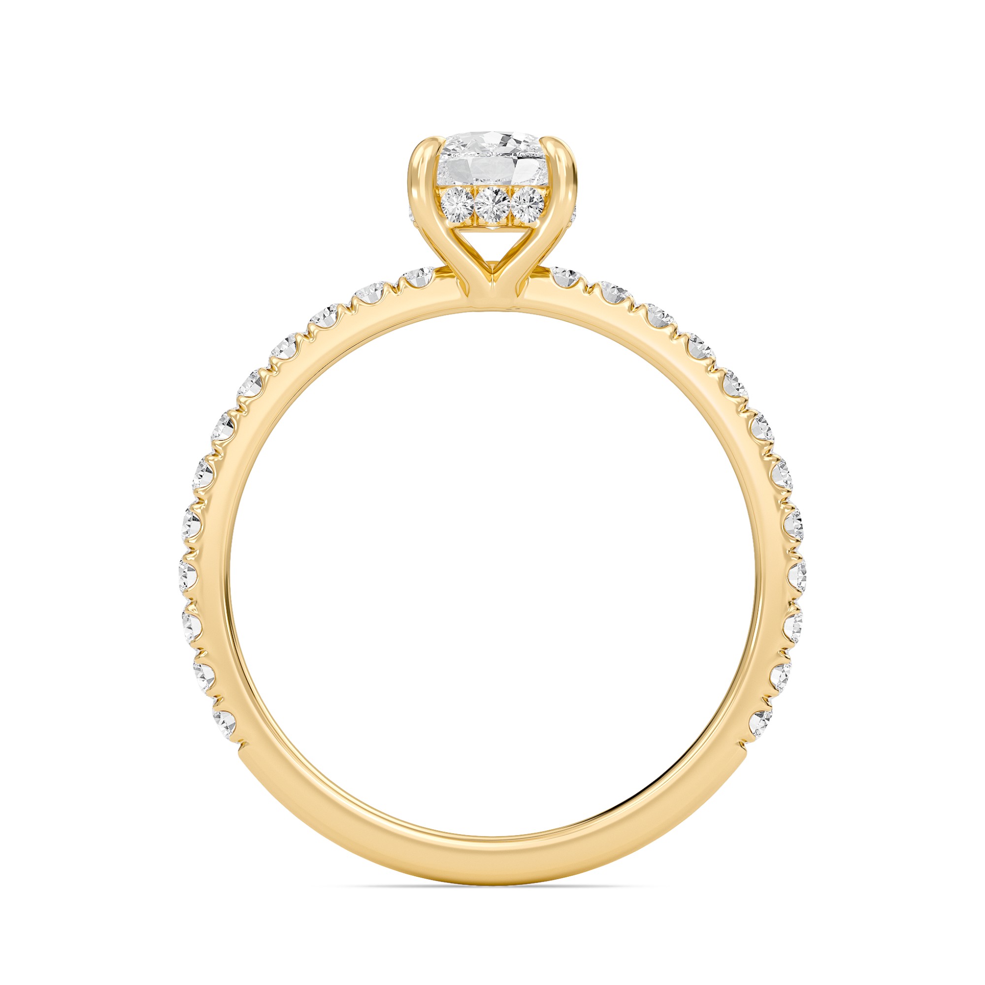 Cushion Perfect Fit Engagement Ring