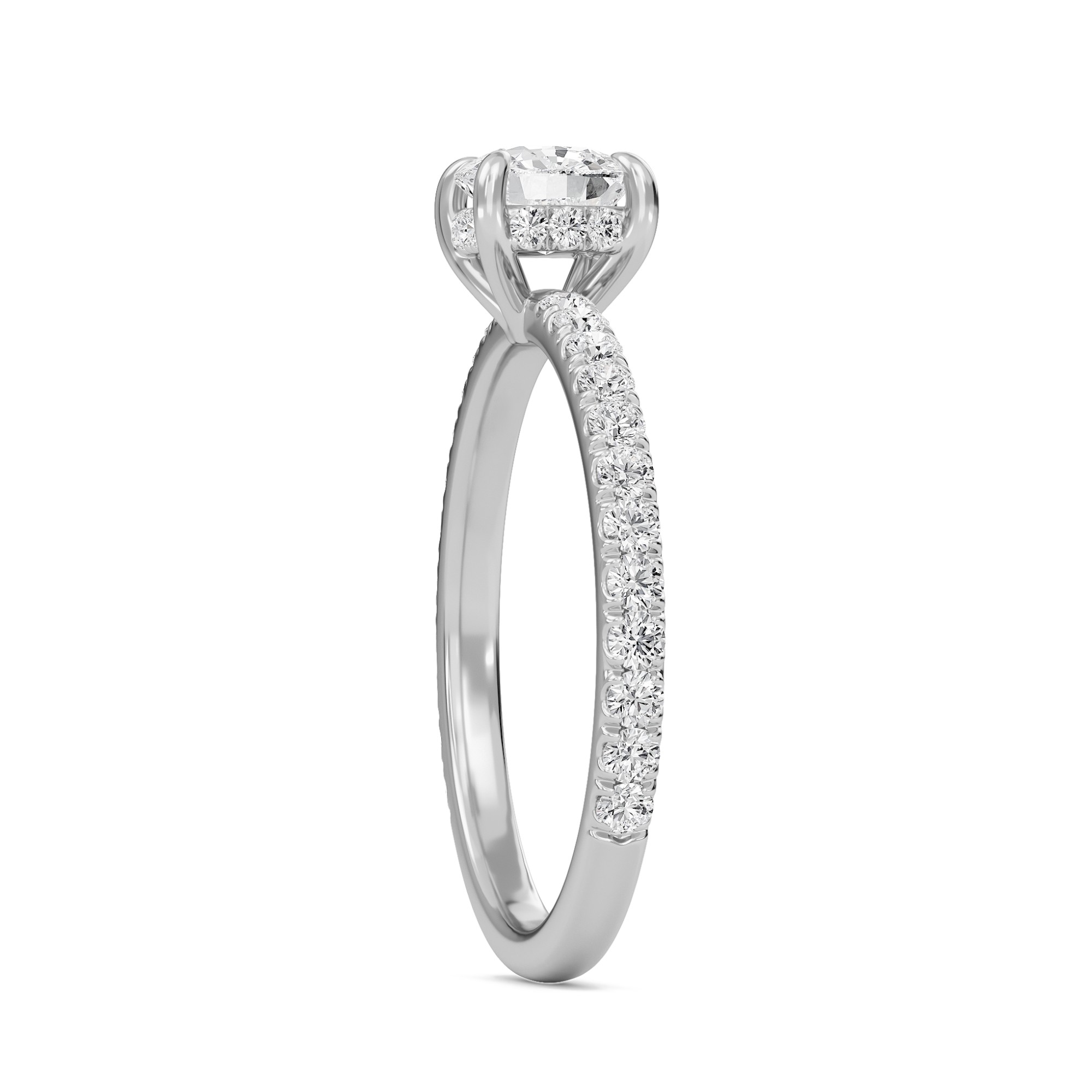 Cushion Perfect Fit Engagement Ring