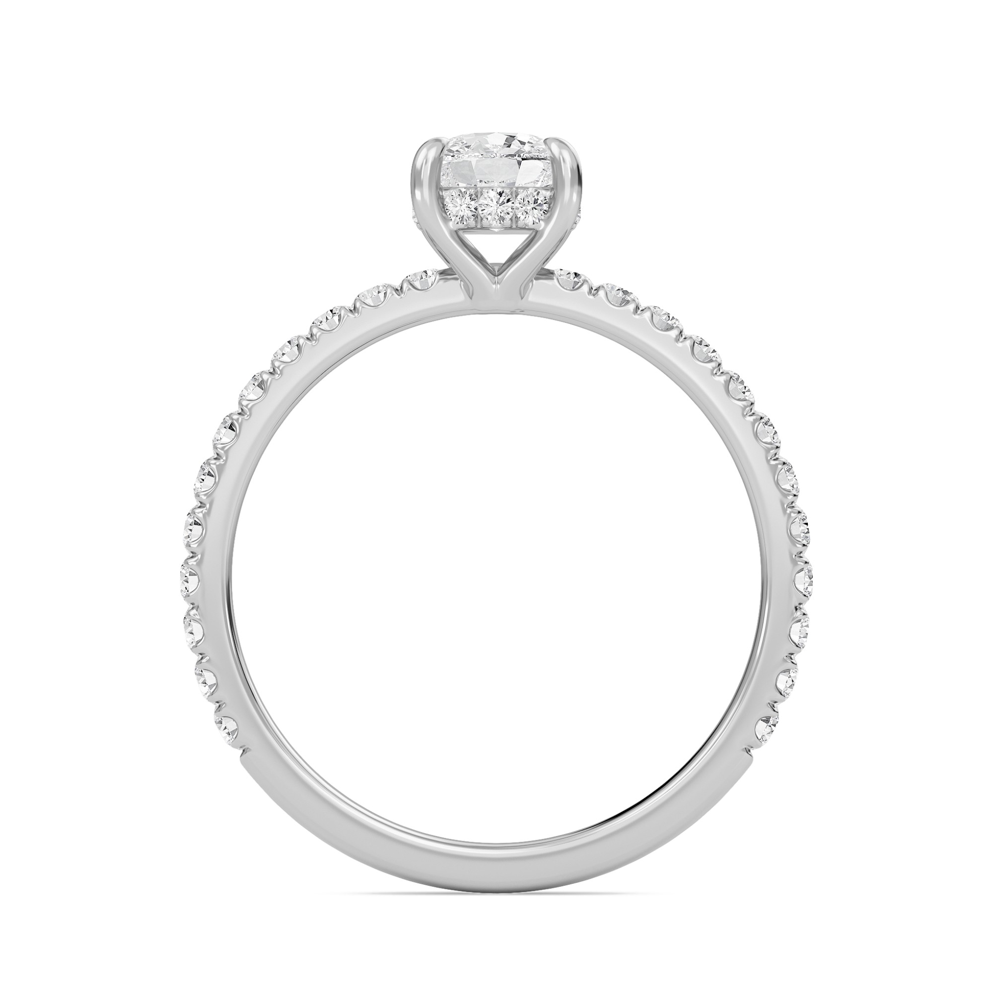 Cushion Perfect Fit Engagement Ring