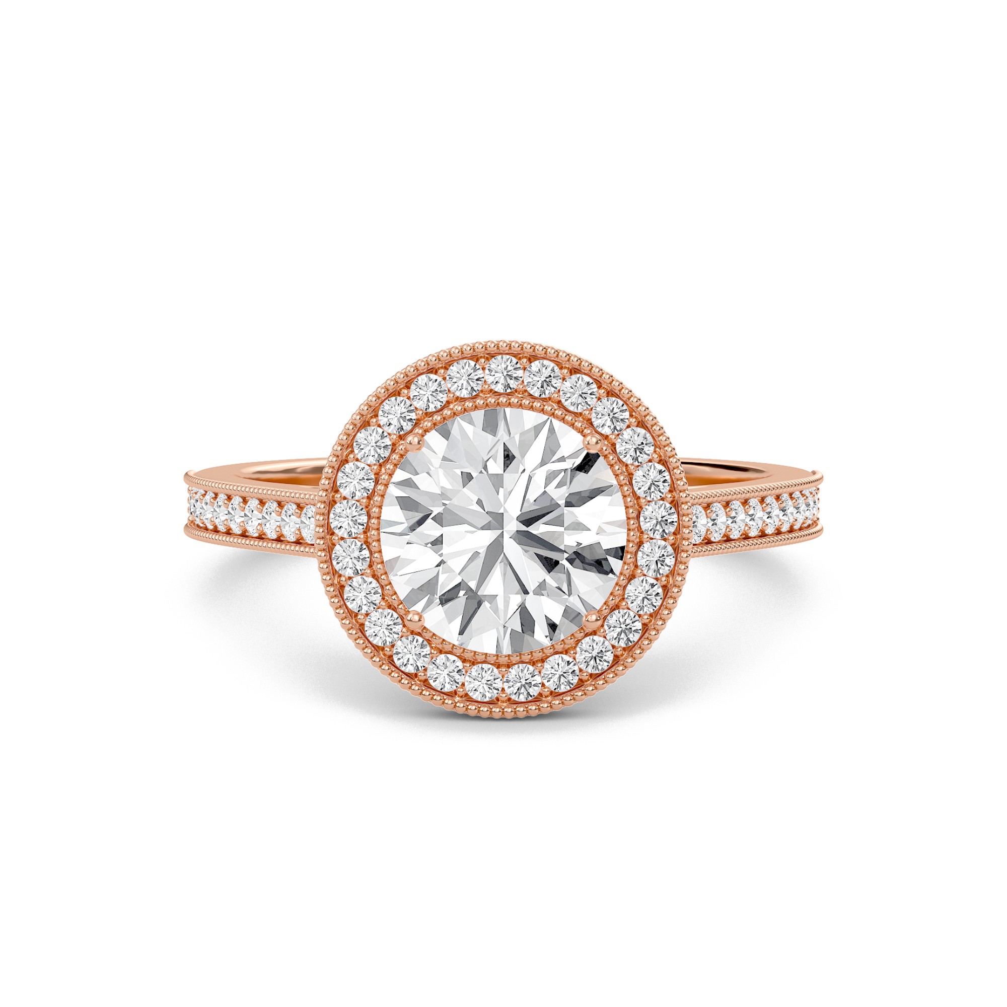 Halo Engagement Ring