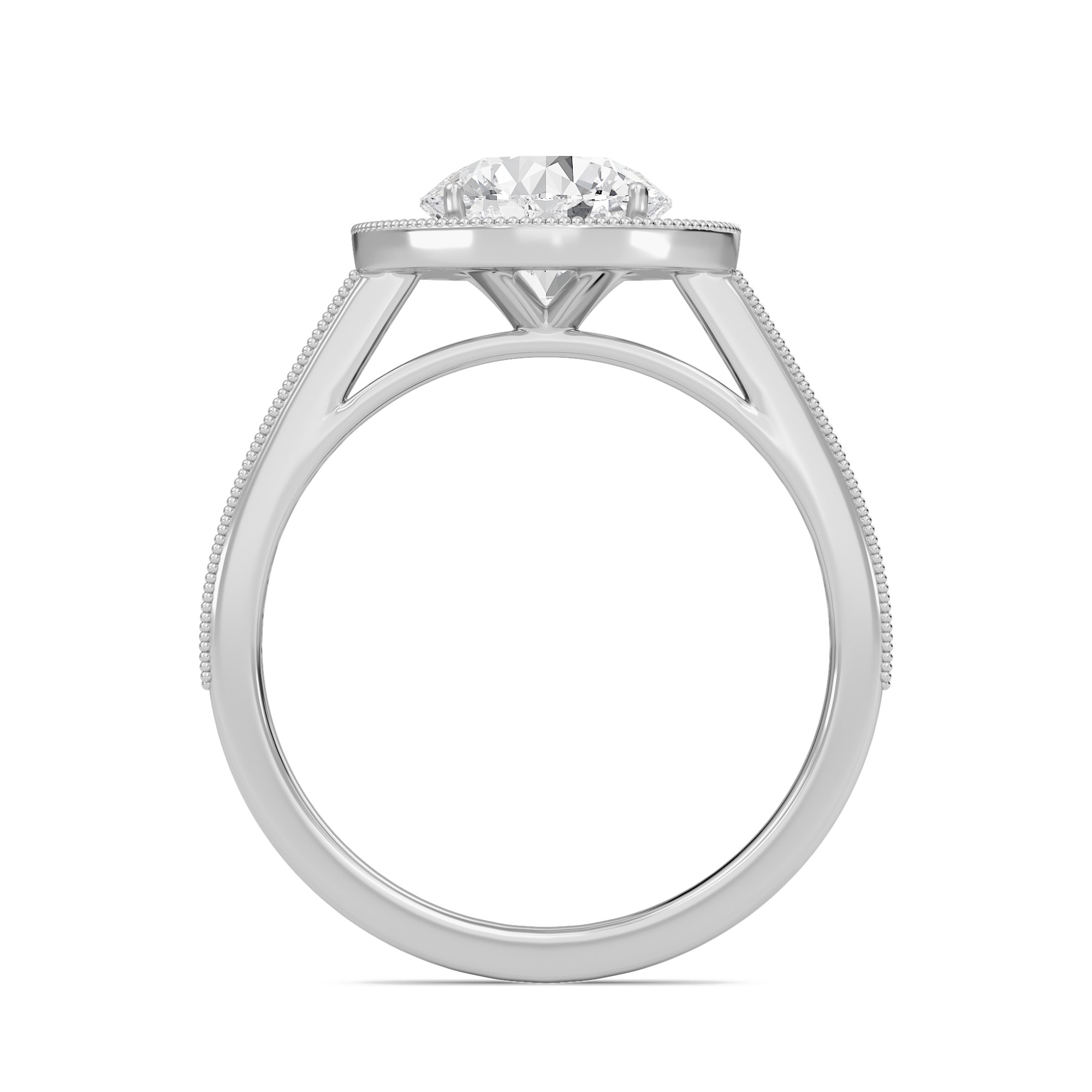 Halo Engagement Ring