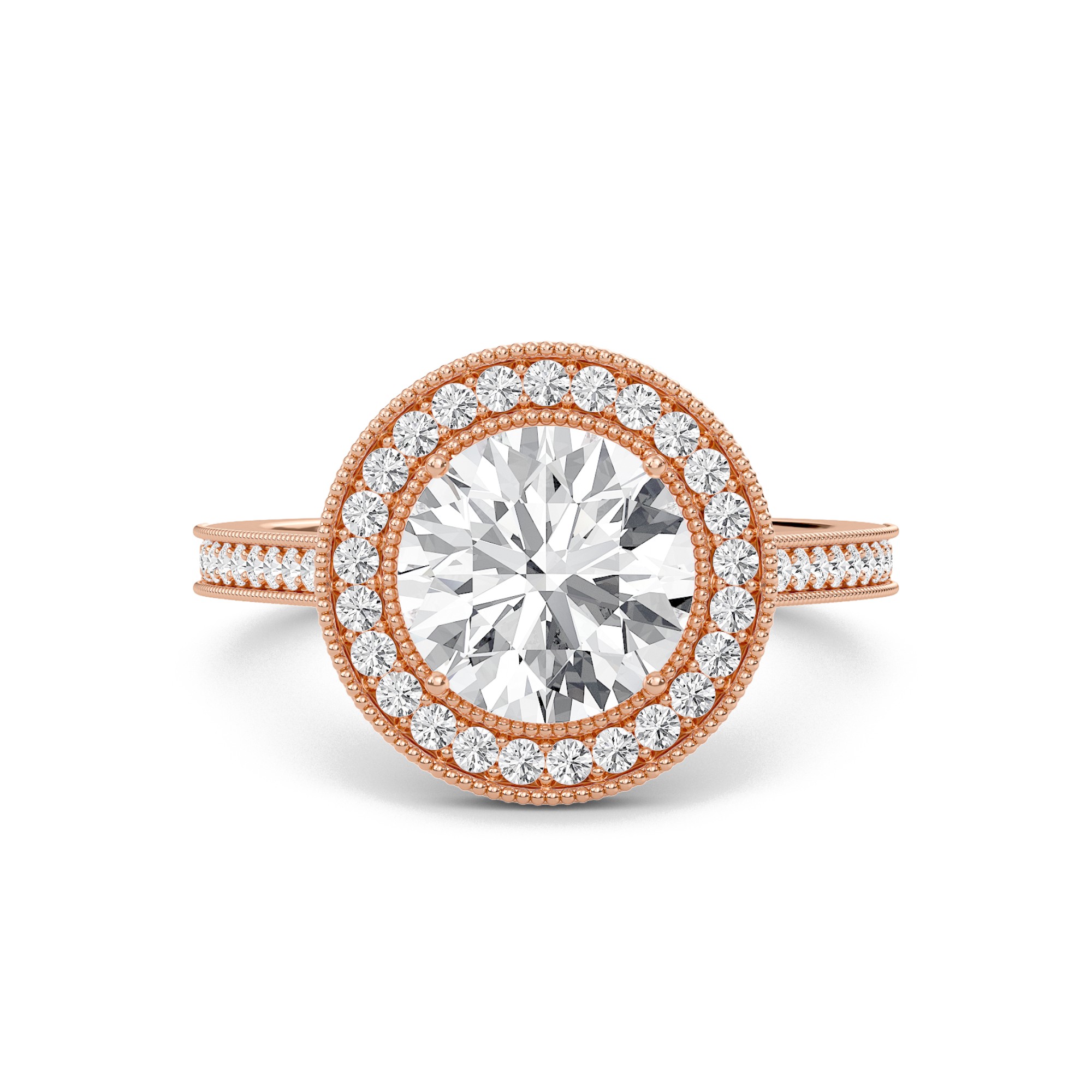 Halo Engagement Ring