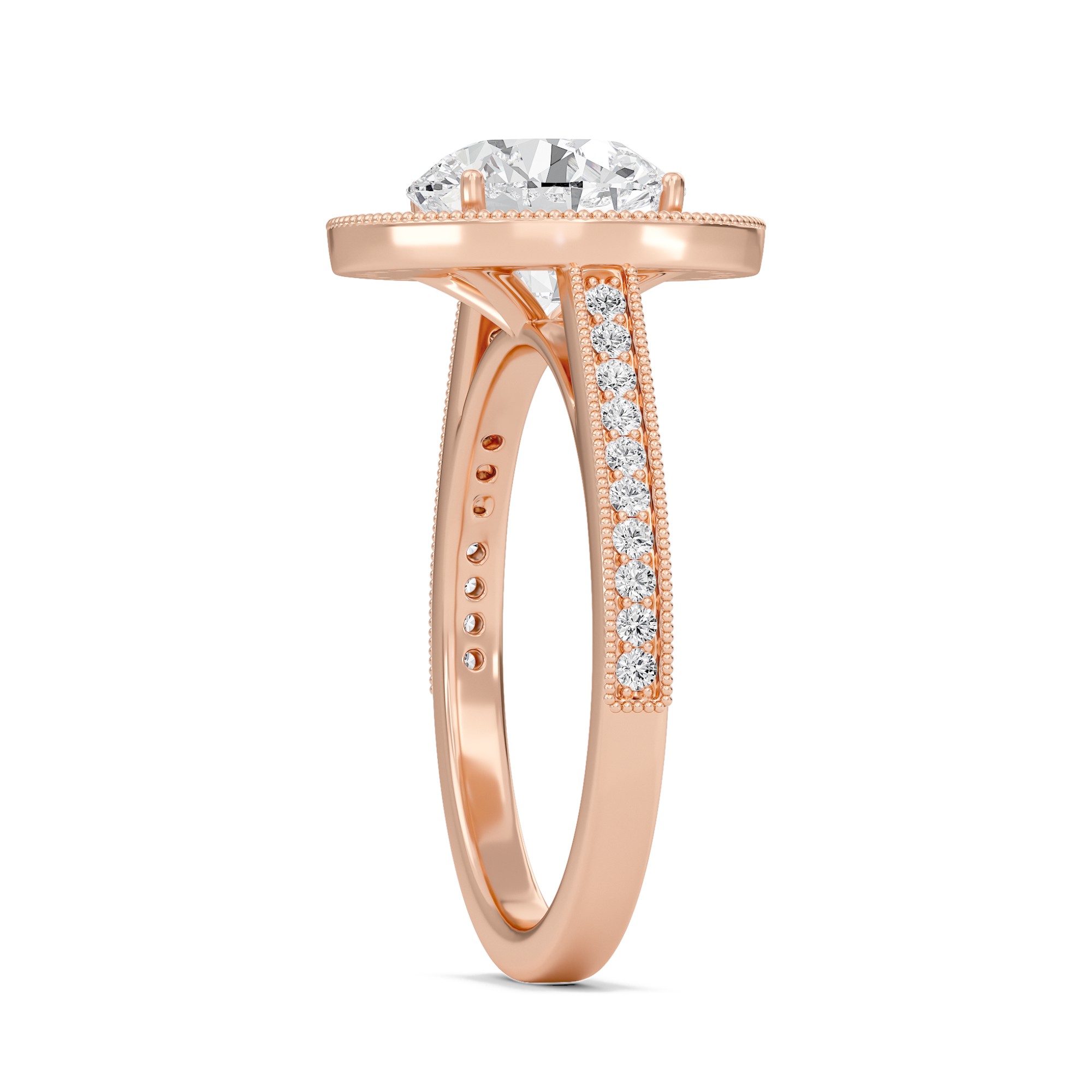 Halo Engagement Ring